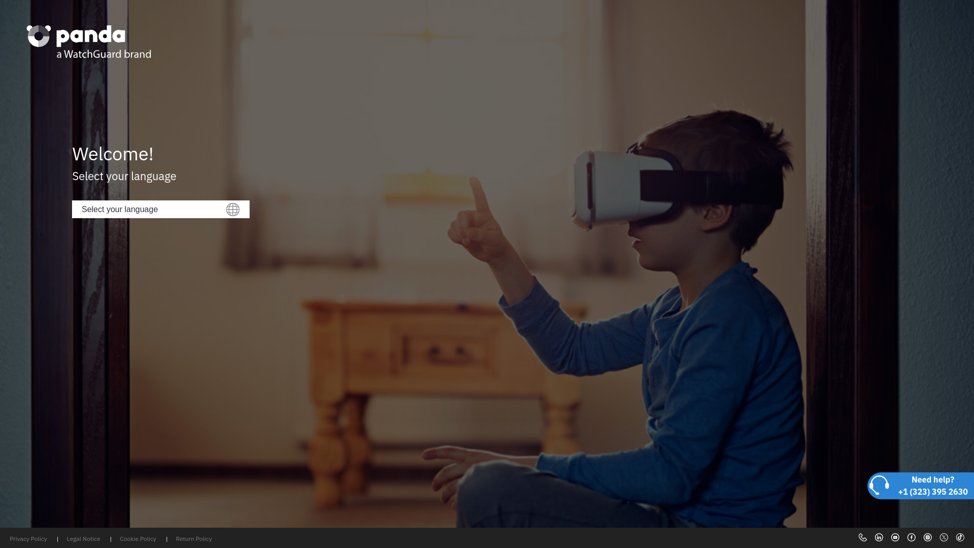 website screenshot of https://pandasecurity.com/