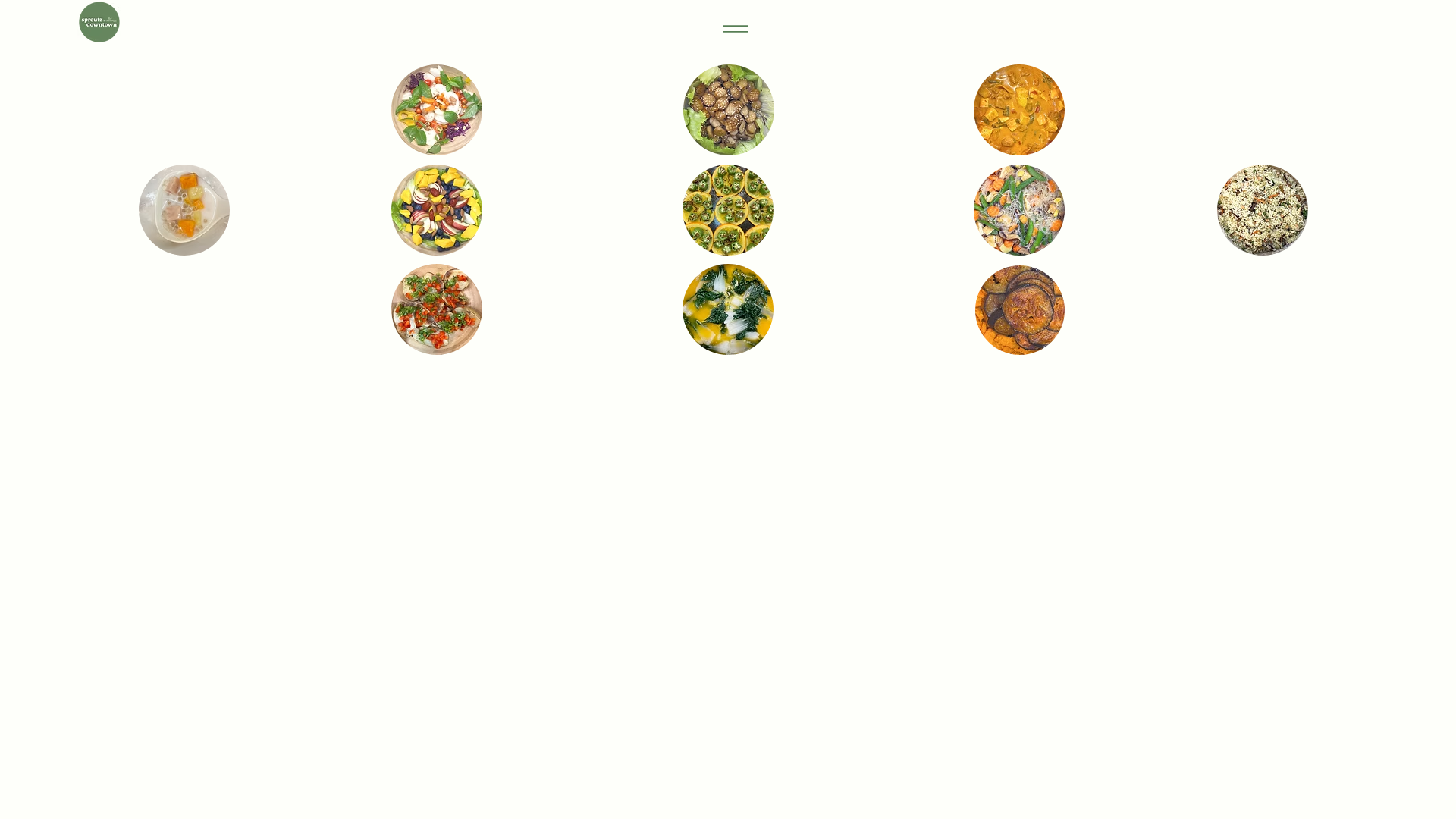 website screenshot of https://sproutzdowntown.com/