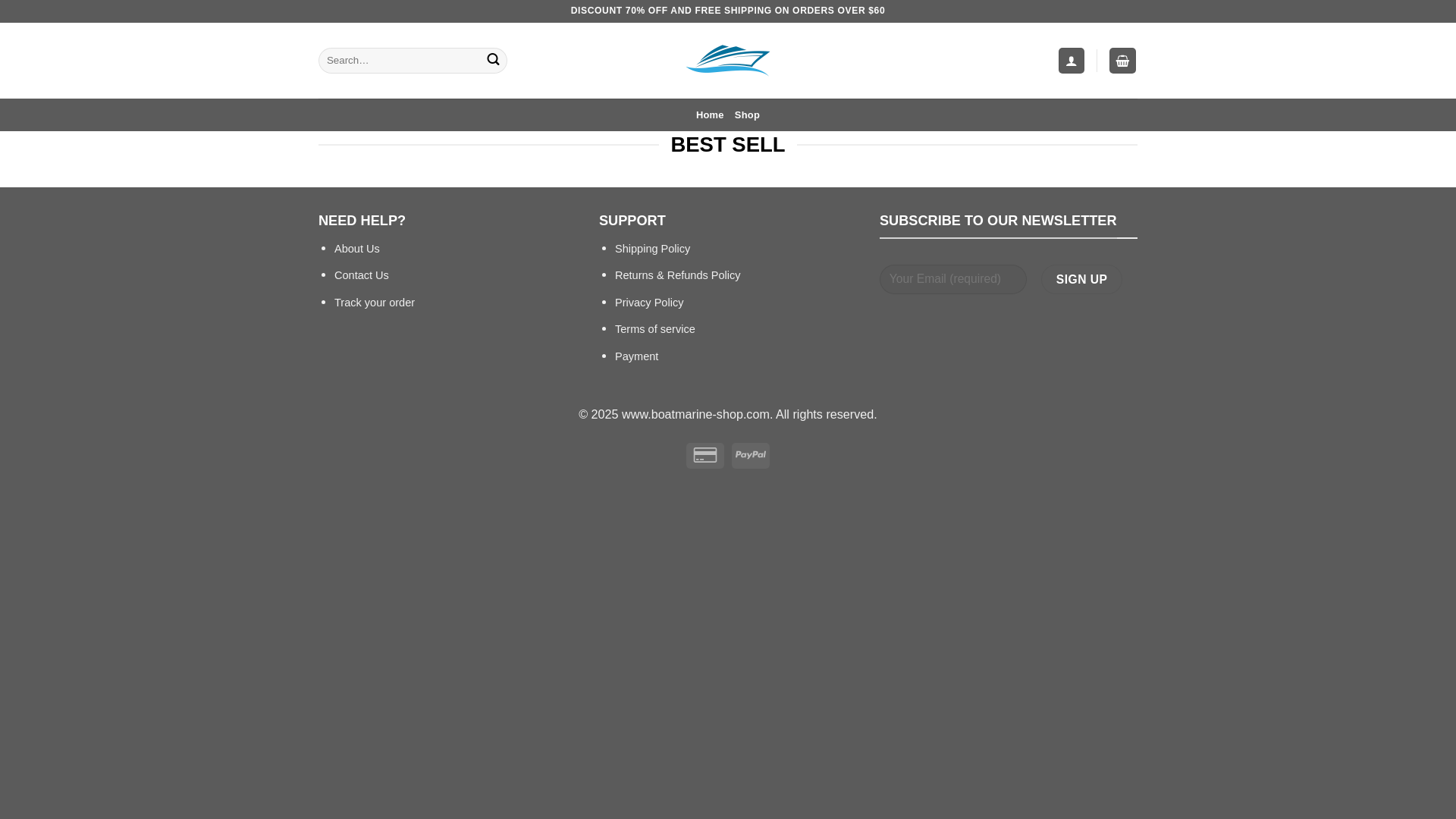 website screenshot of https://boatmarine-shop.com/