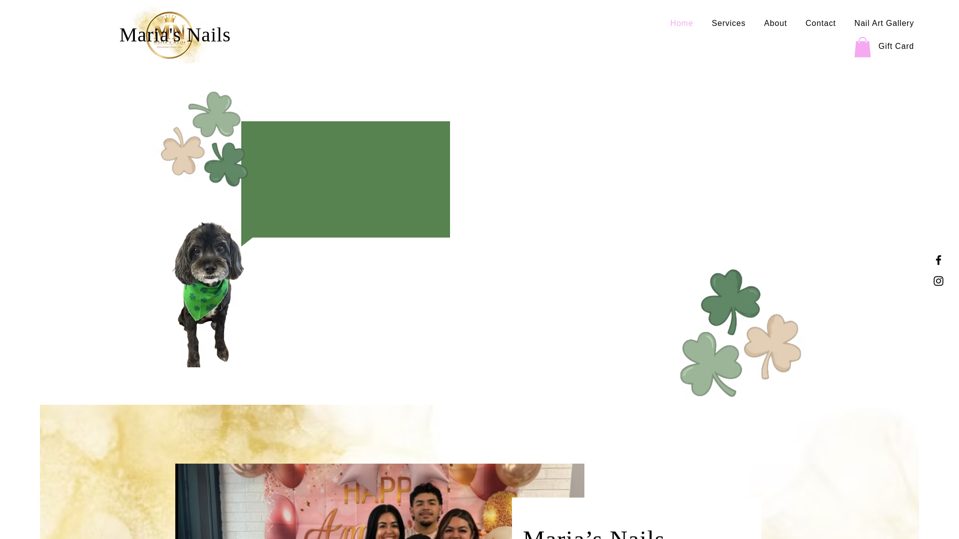 website screenshot of https://mariassnailss.com/