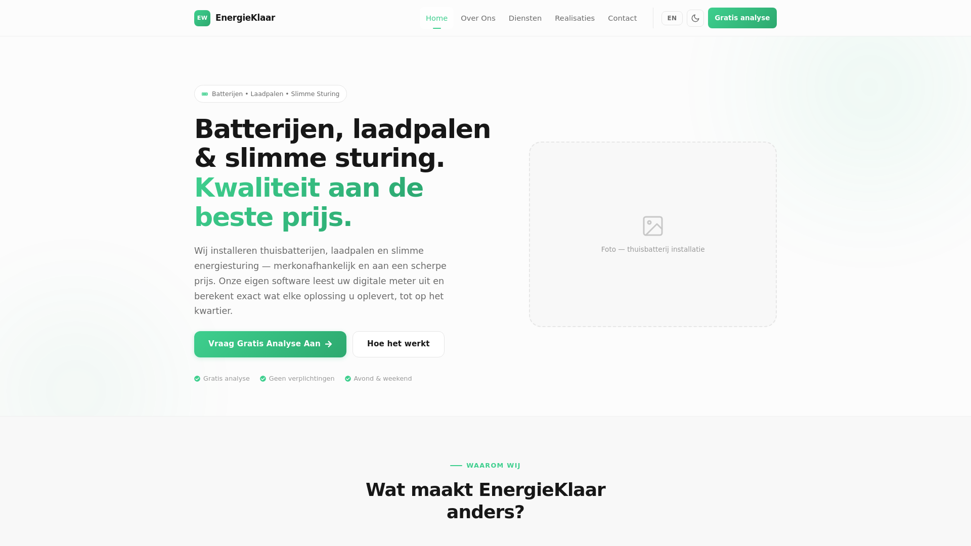 website screenshot of https://energieklaar.pages.dev/
