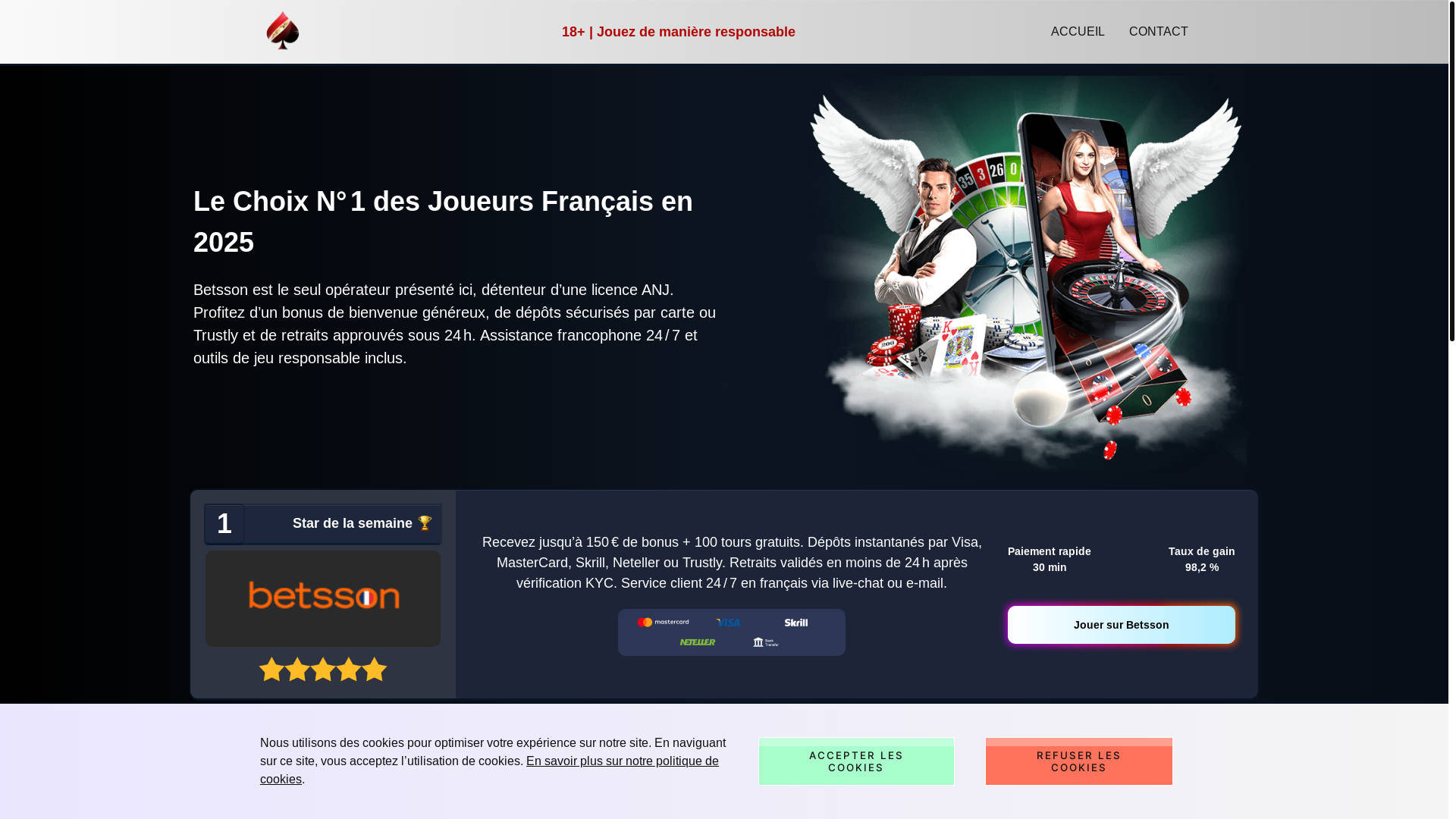 website screenshot of https://francegagne.online/