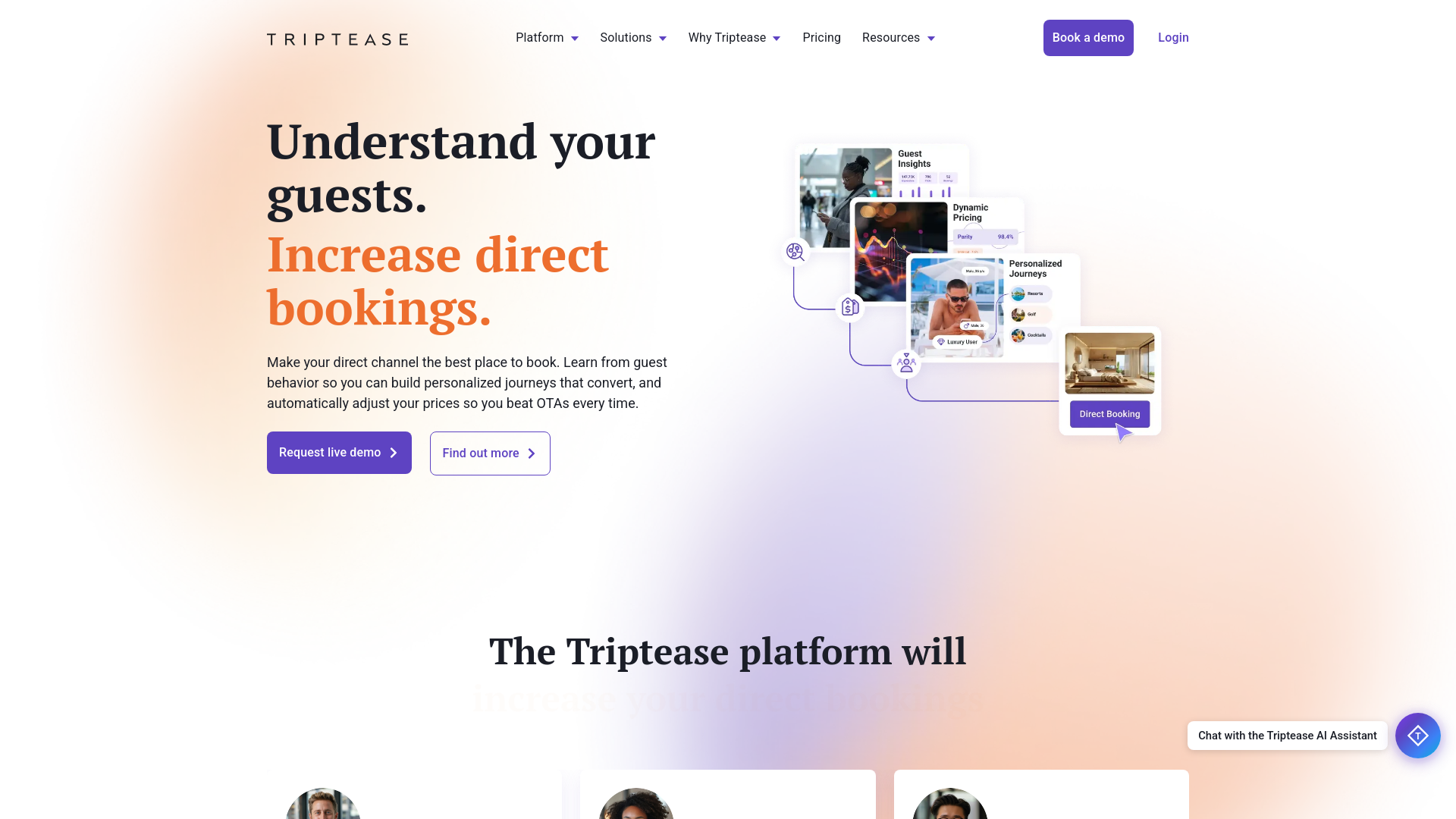 website screenshot of https://tripteaseus.com
