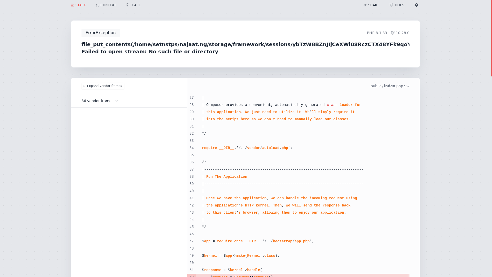 website screenshot of https://najaat.ng/