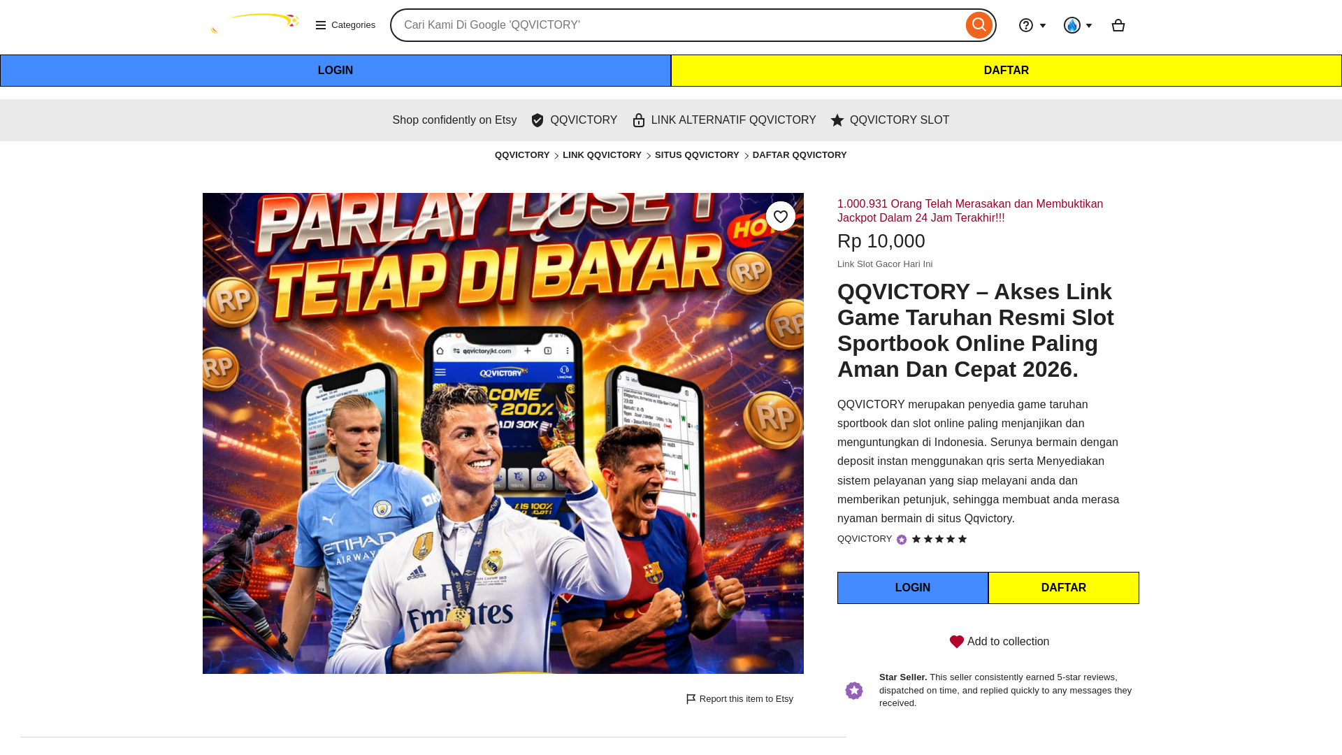 website screenshot of https://qqvictorylp.pages.dev/