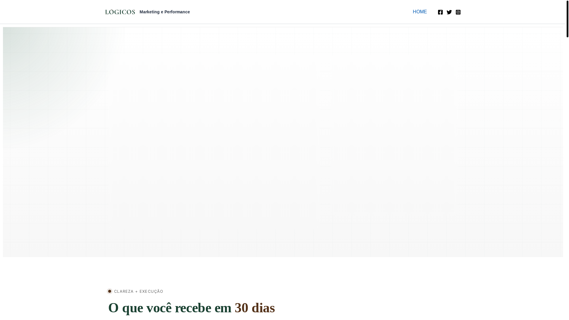 website screenshot of https://agencialogicos.com/