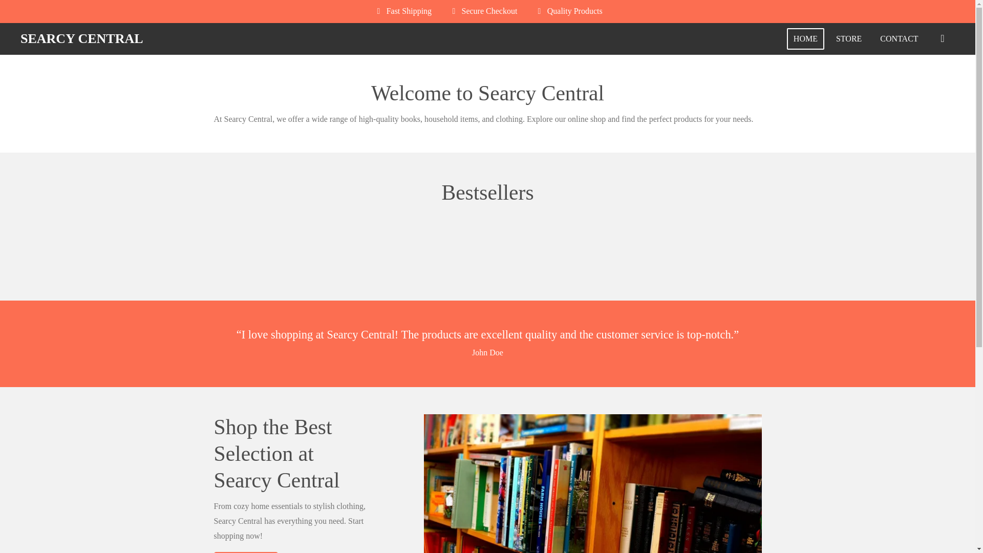 website screenshot of https://searcycentral.com/