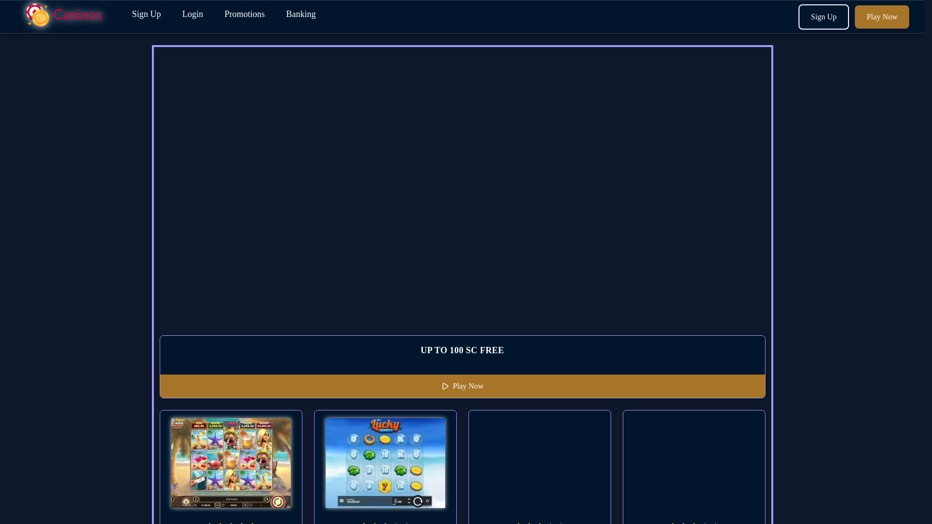 website screenshot of https://thrillcoinscasino.com/