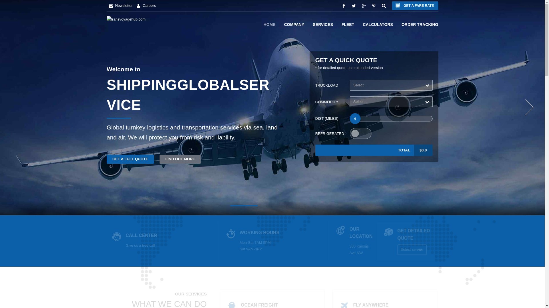 website screenshot of https://transvoyagehub.com/