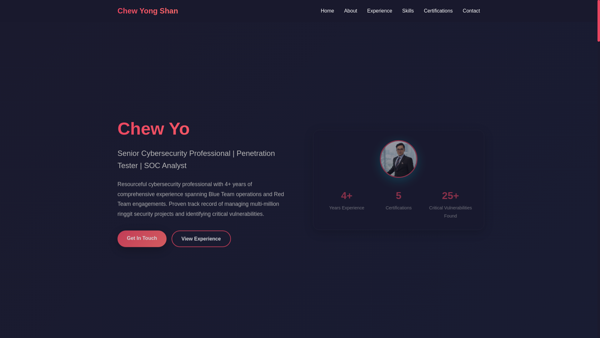 website screenshot of https://harrychew-github-io.pages.dev/