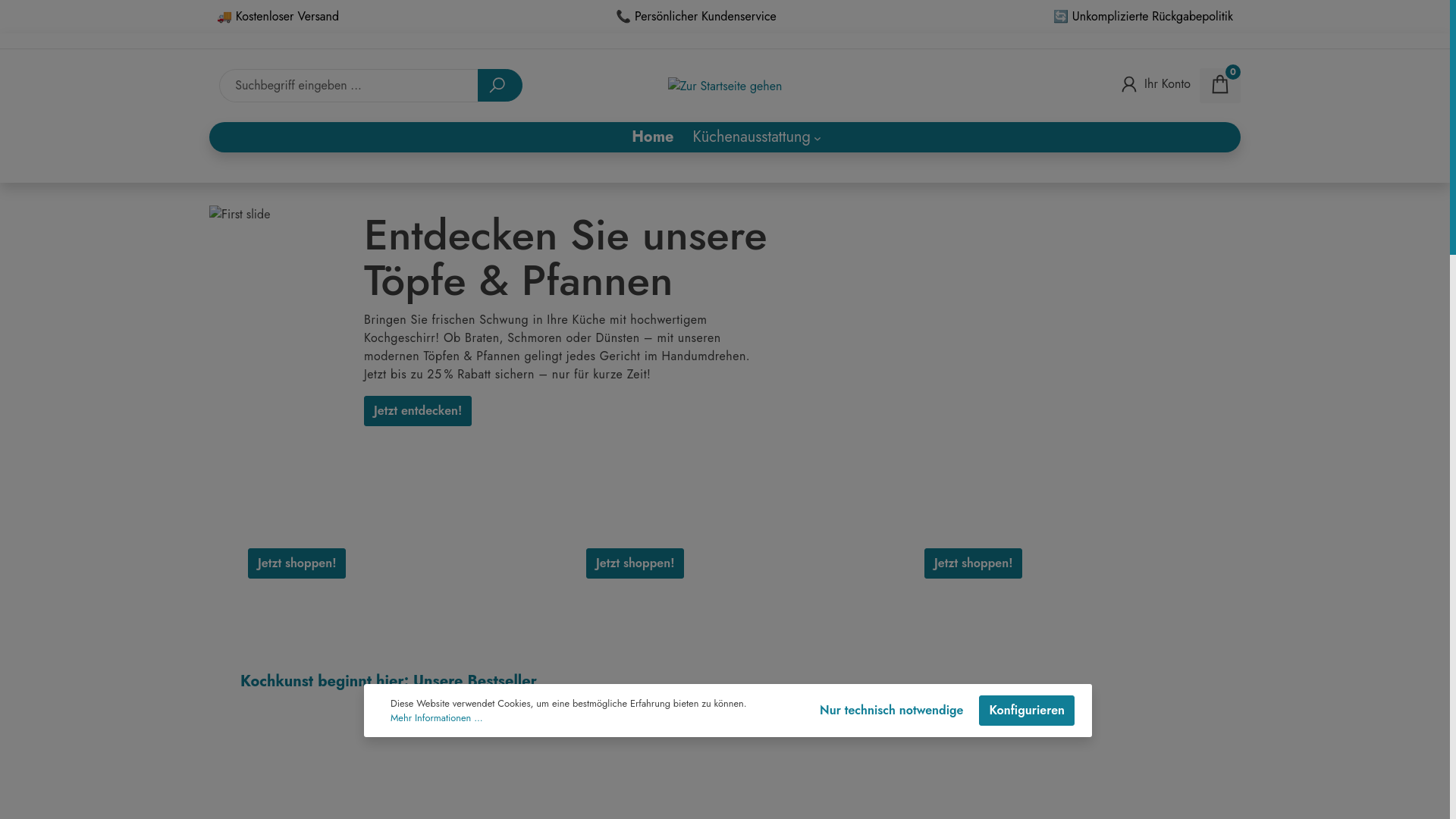 website screenshot of https://js-living.de/