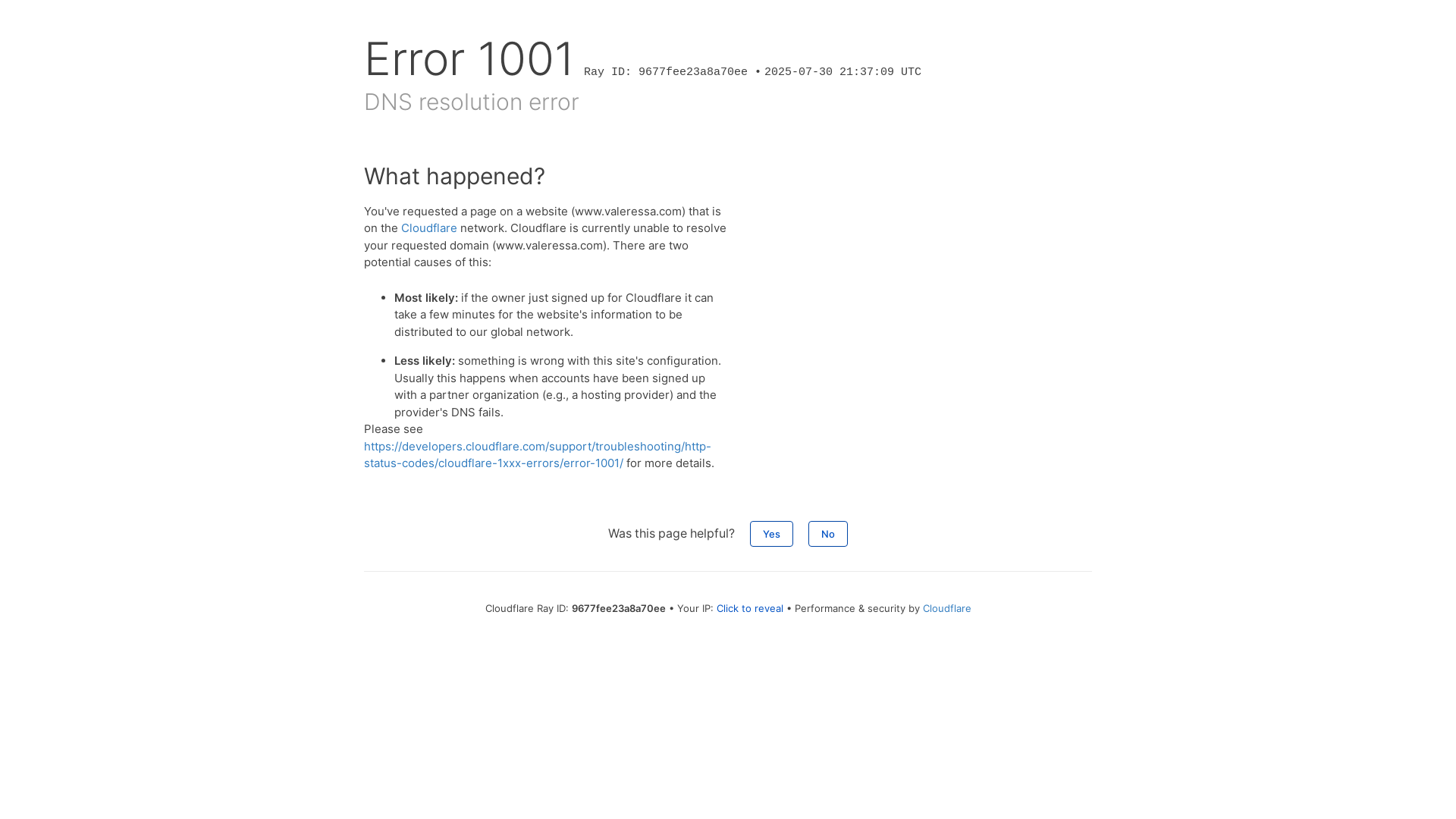 website screenshot of https://valeressa.com/