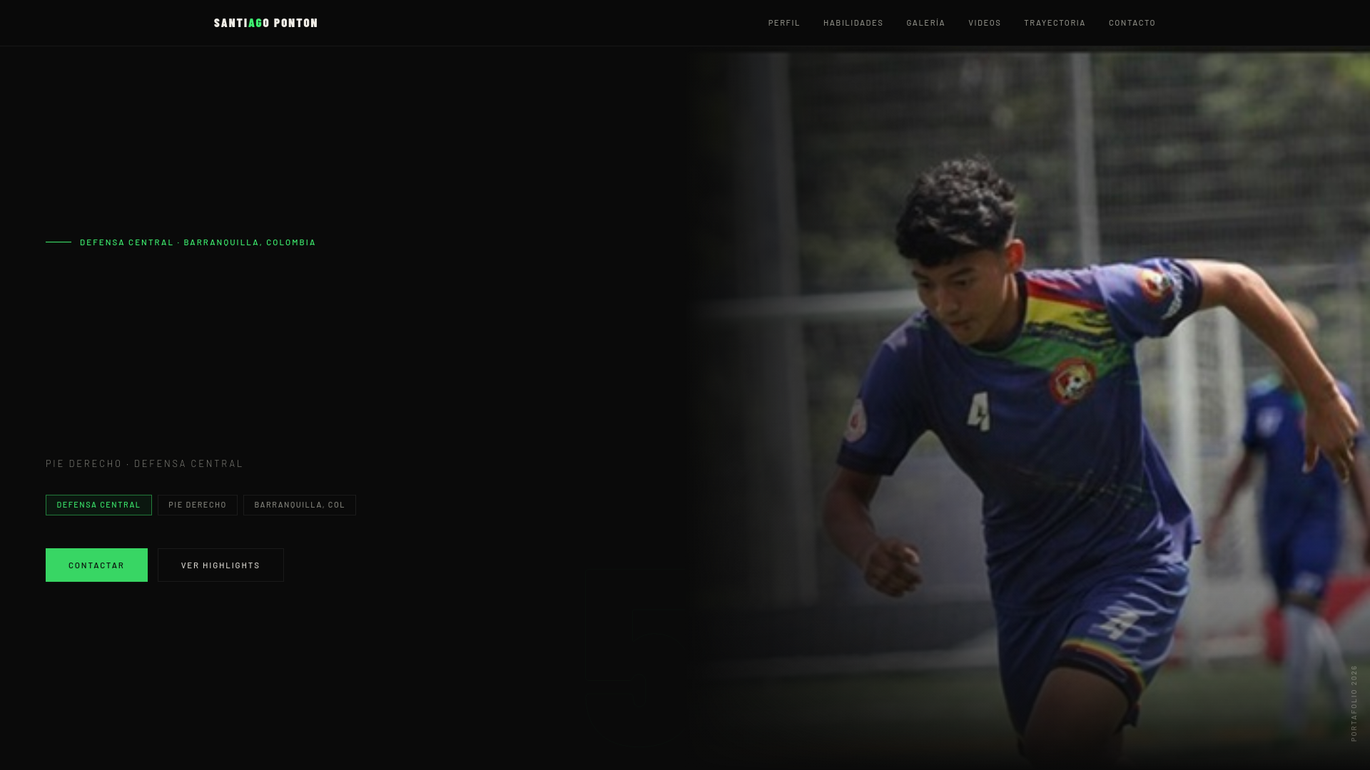 website screenshot of https://santiponton.com/