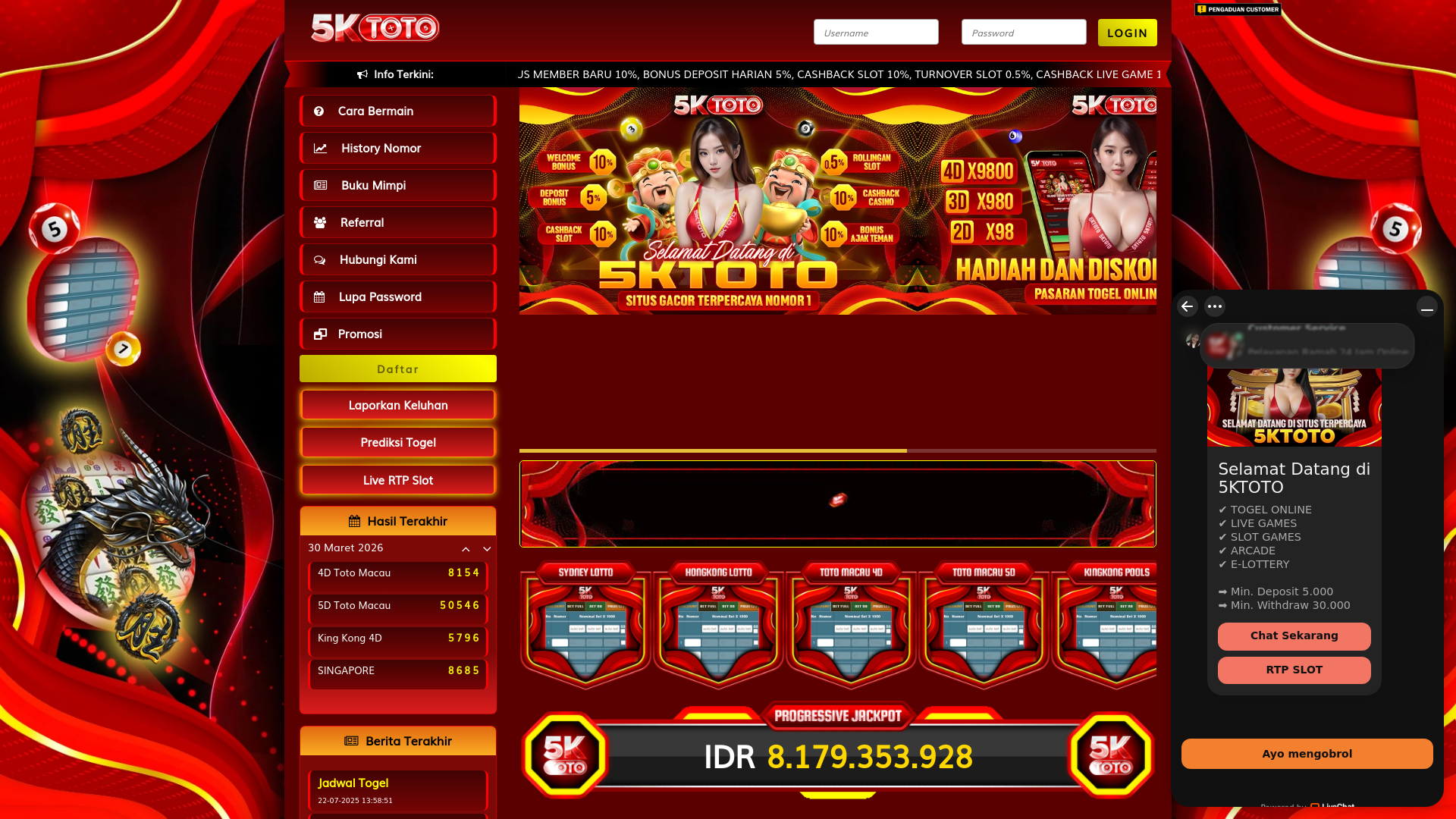 website screenshot of https://5kpro.org/