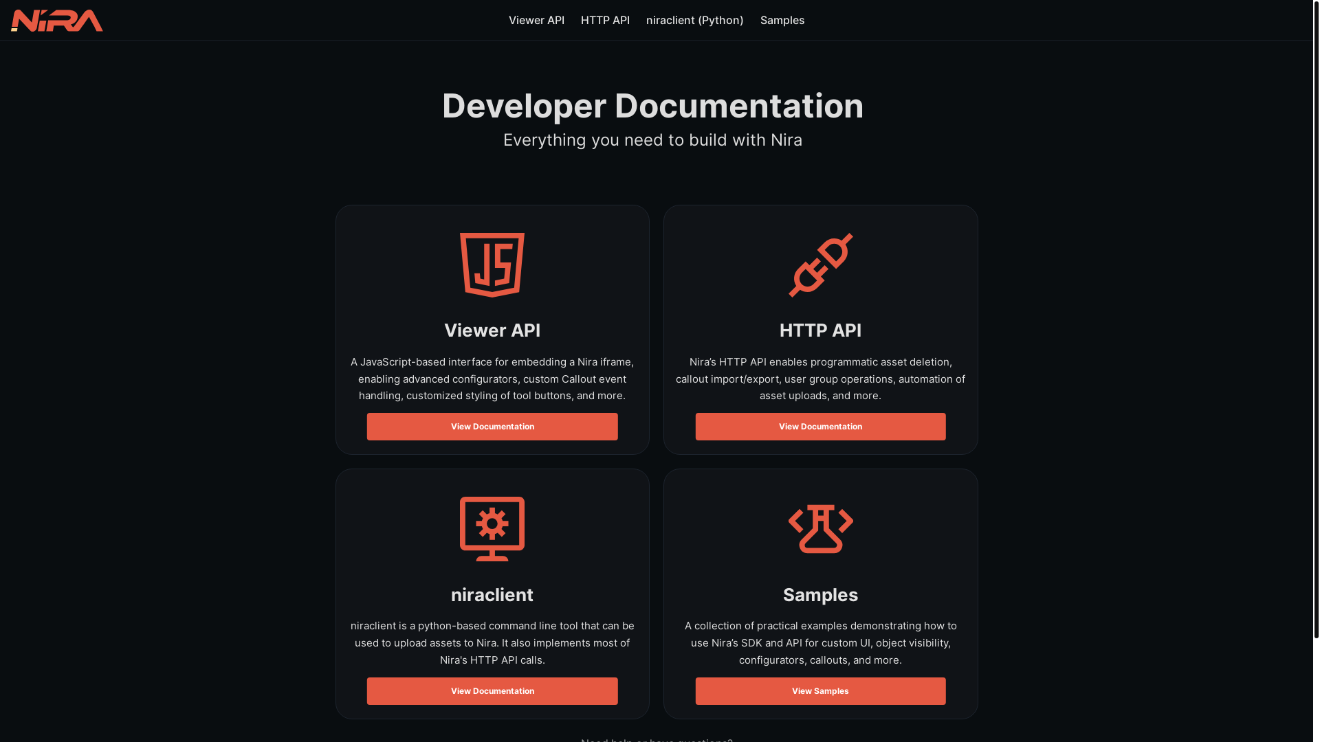 website screenshot of https://developers-nira-app.pages.dev/