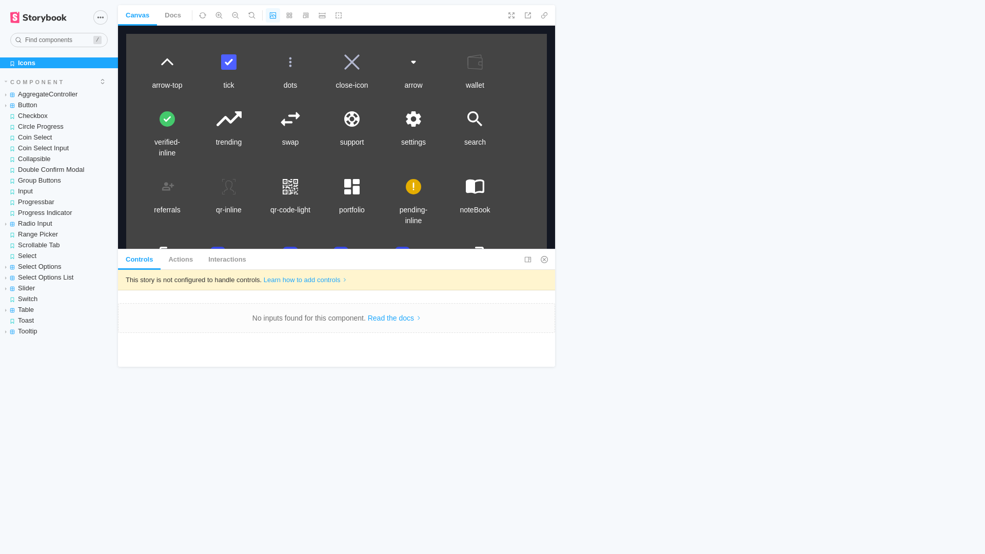 website screenshot of https://ping-exchange-storybook.pages.dev/