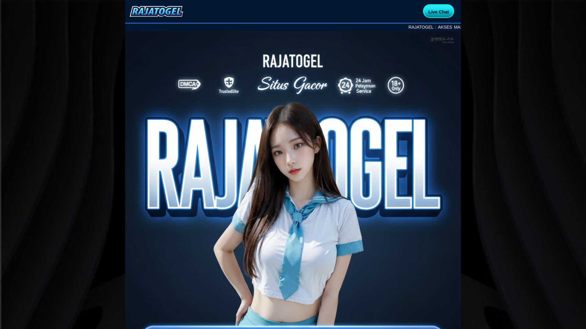 website screenshot of https://rajatogel-admission.pages.dev/