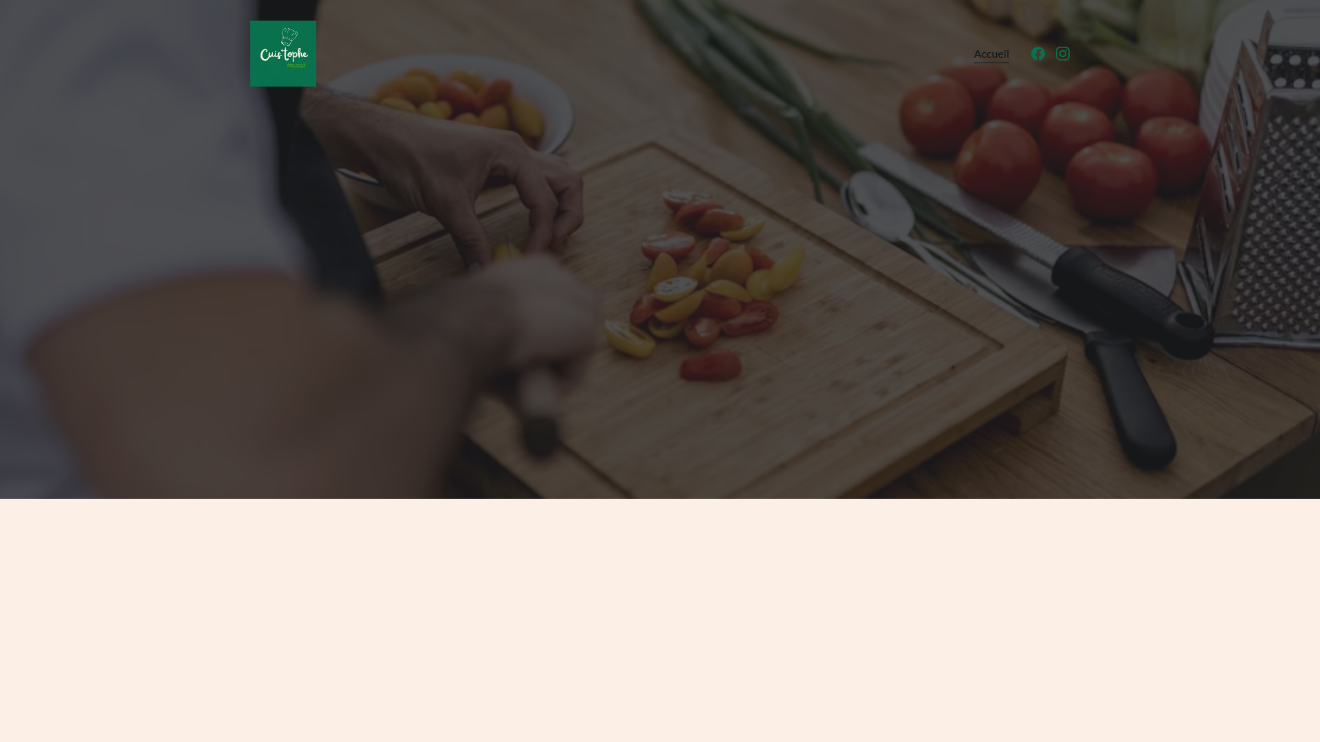 website screenshot of https://cuistophe.fr