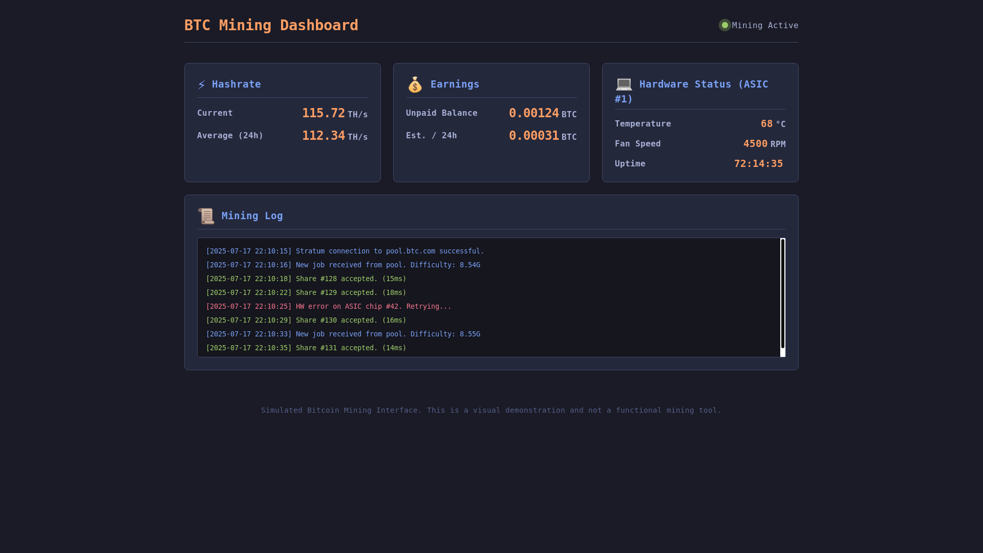 website screenshot of https://miningcryptowithoutinternet.pages.dev/