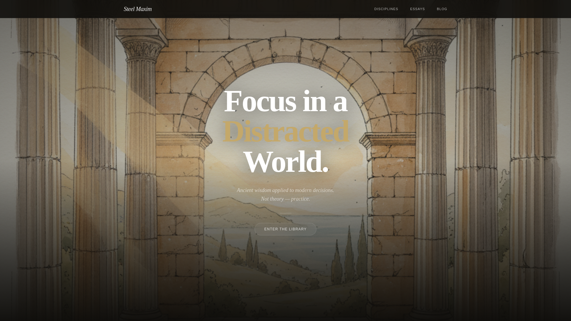 website screenshot of https://steelmaxim.pages.dev/