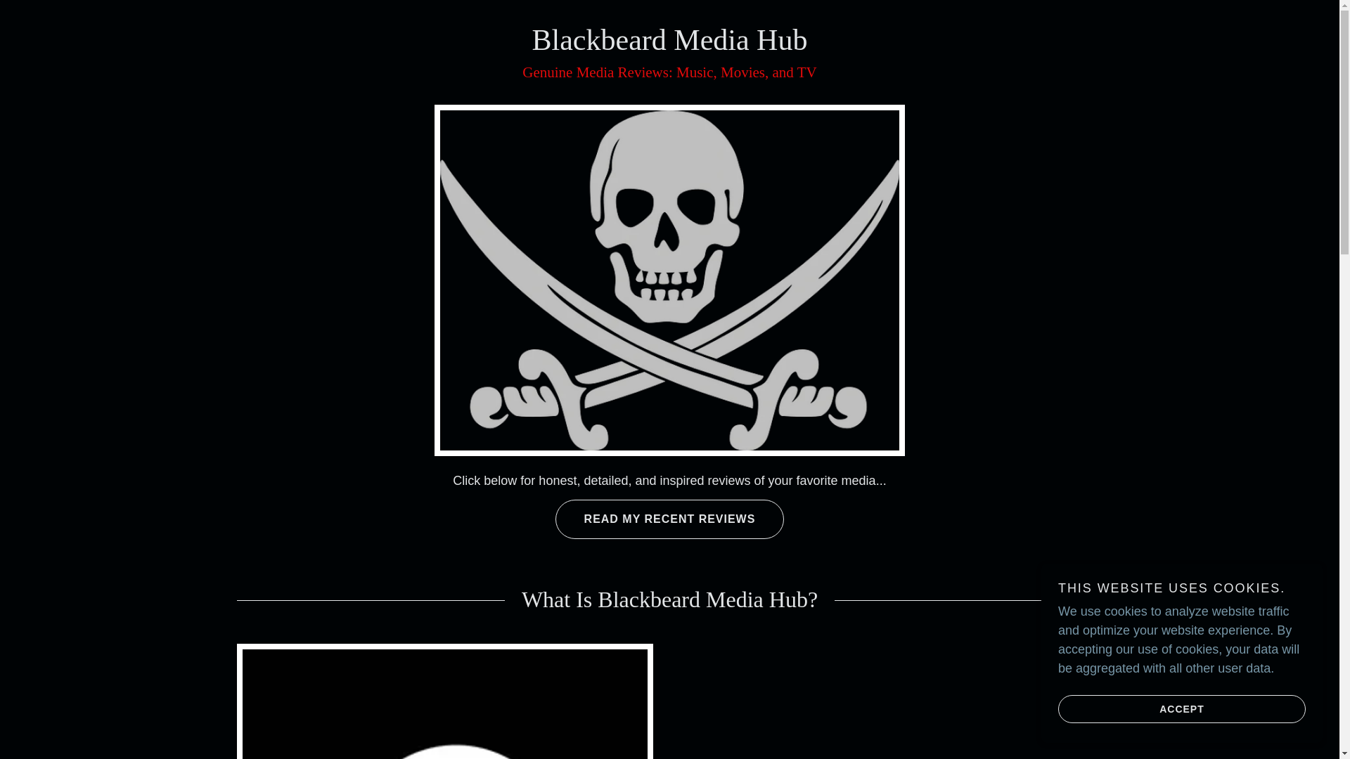 website screenshot of https://blackbeardmediahub.net/