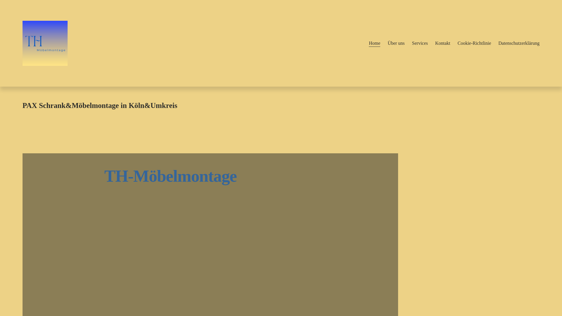 website screenshot of https://th-moebelmontage.de/