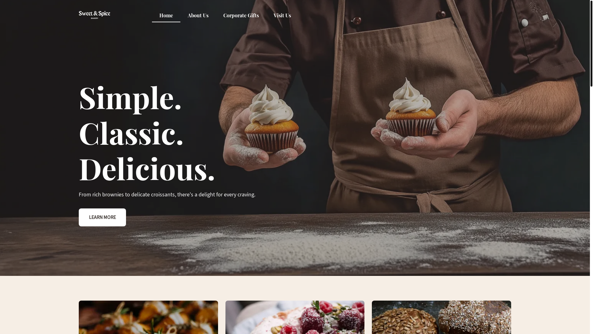 website screenshot of https://puttyretreats.com/