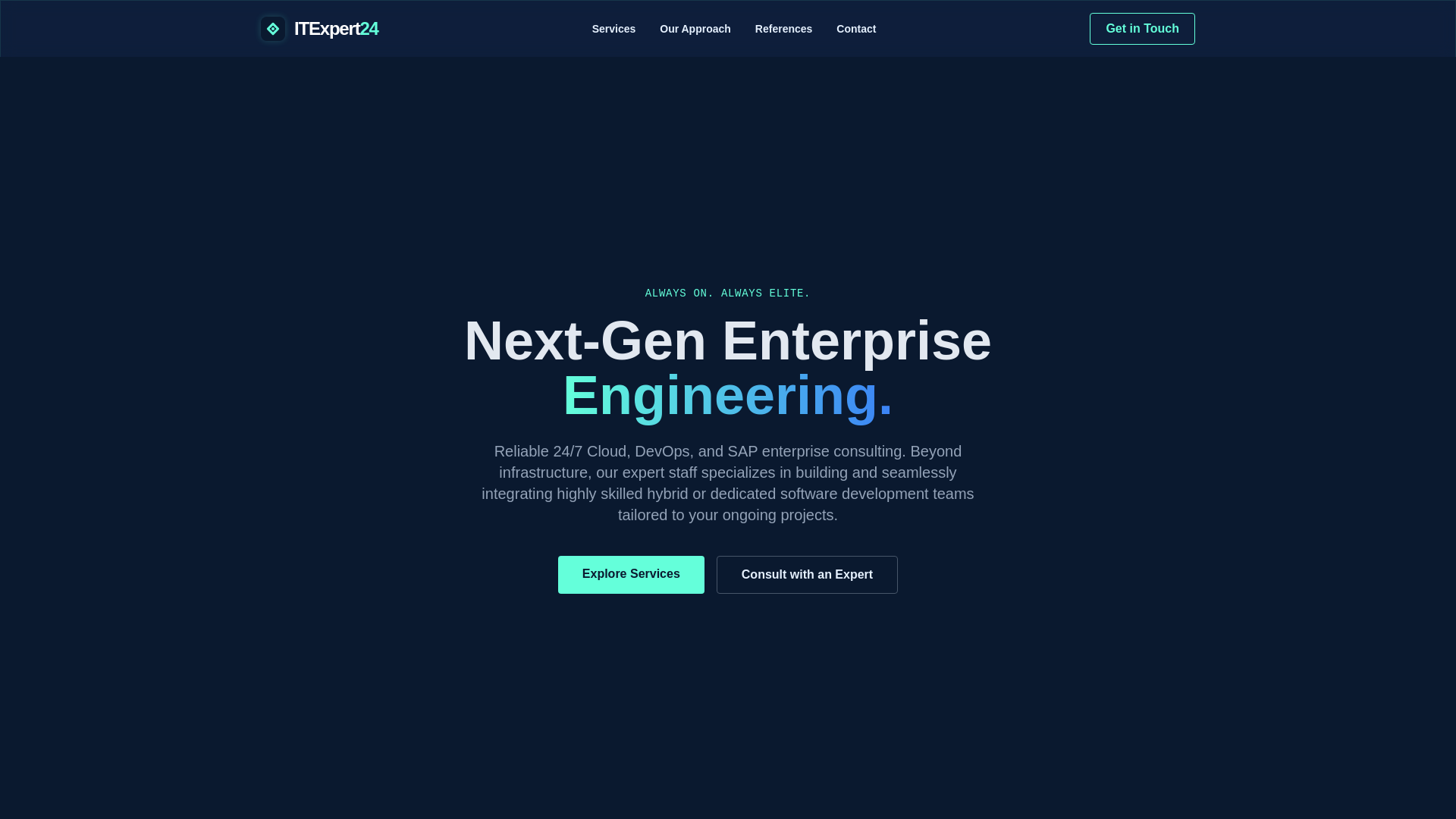 website screenshot of https://itexpert24.pages.dev/