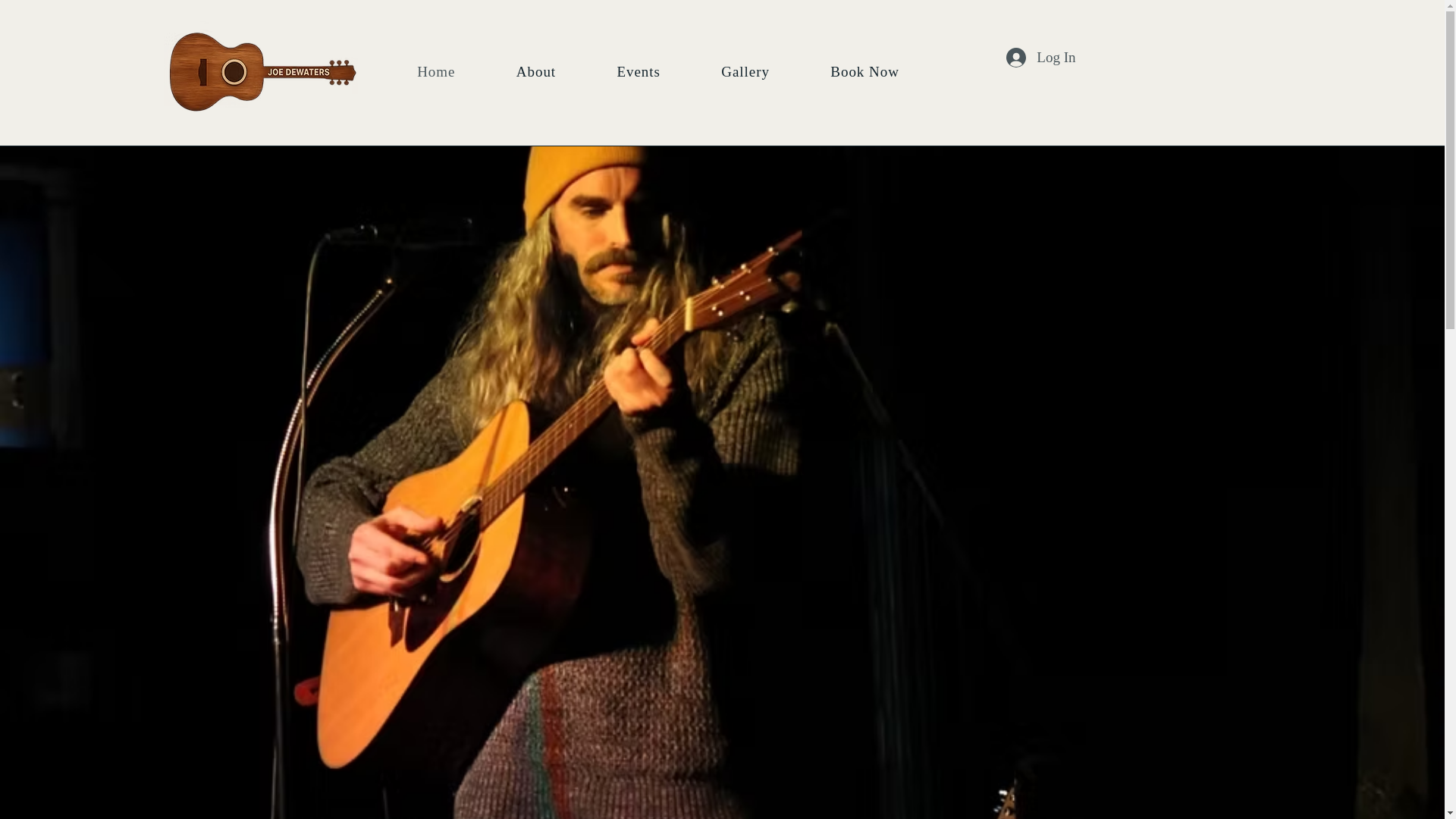website screenshot of https://joedewaters.com/