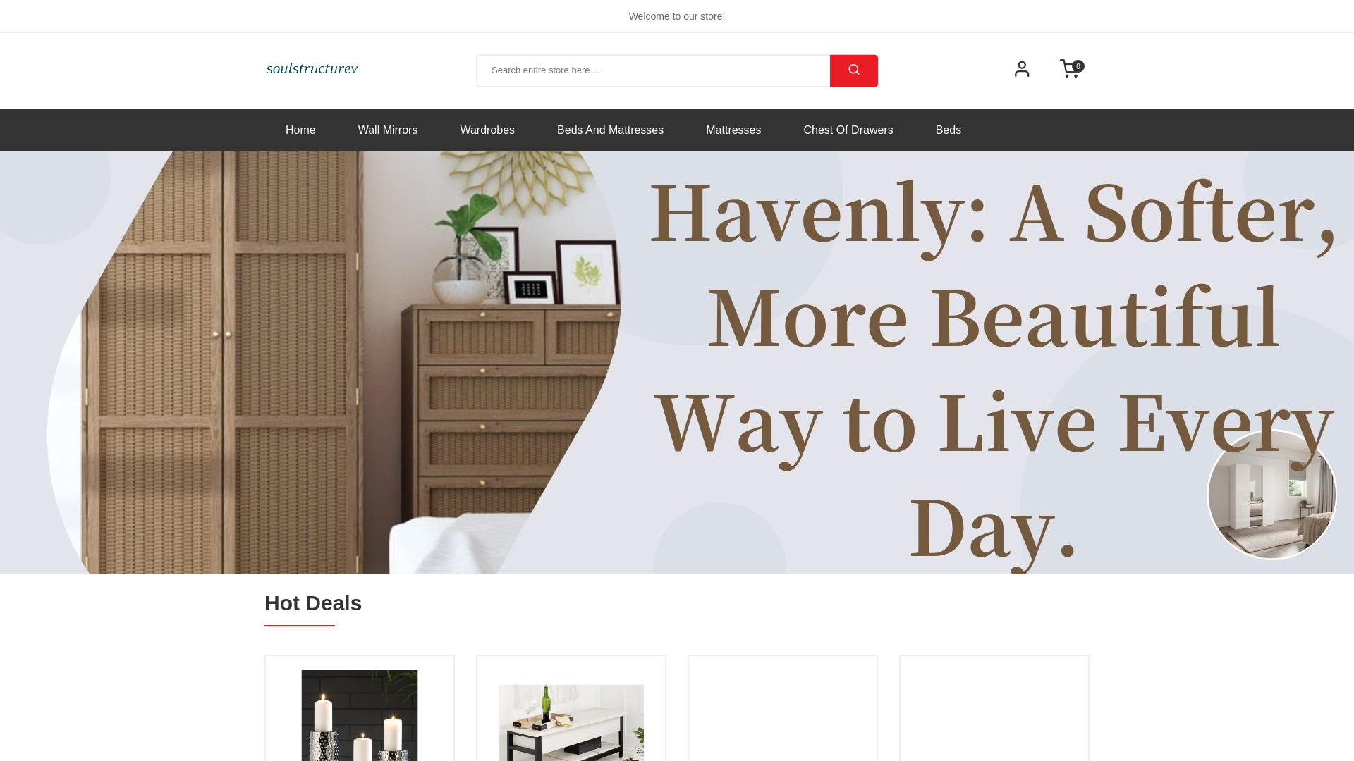 website screenshot of https://soulstructurev.com