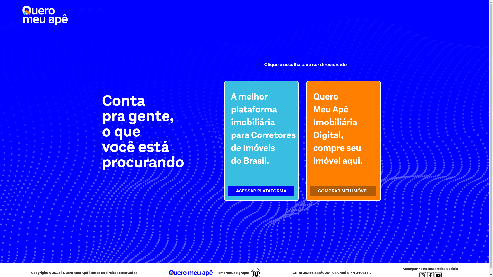 website screenshot of https://vilaclarice.com.br/