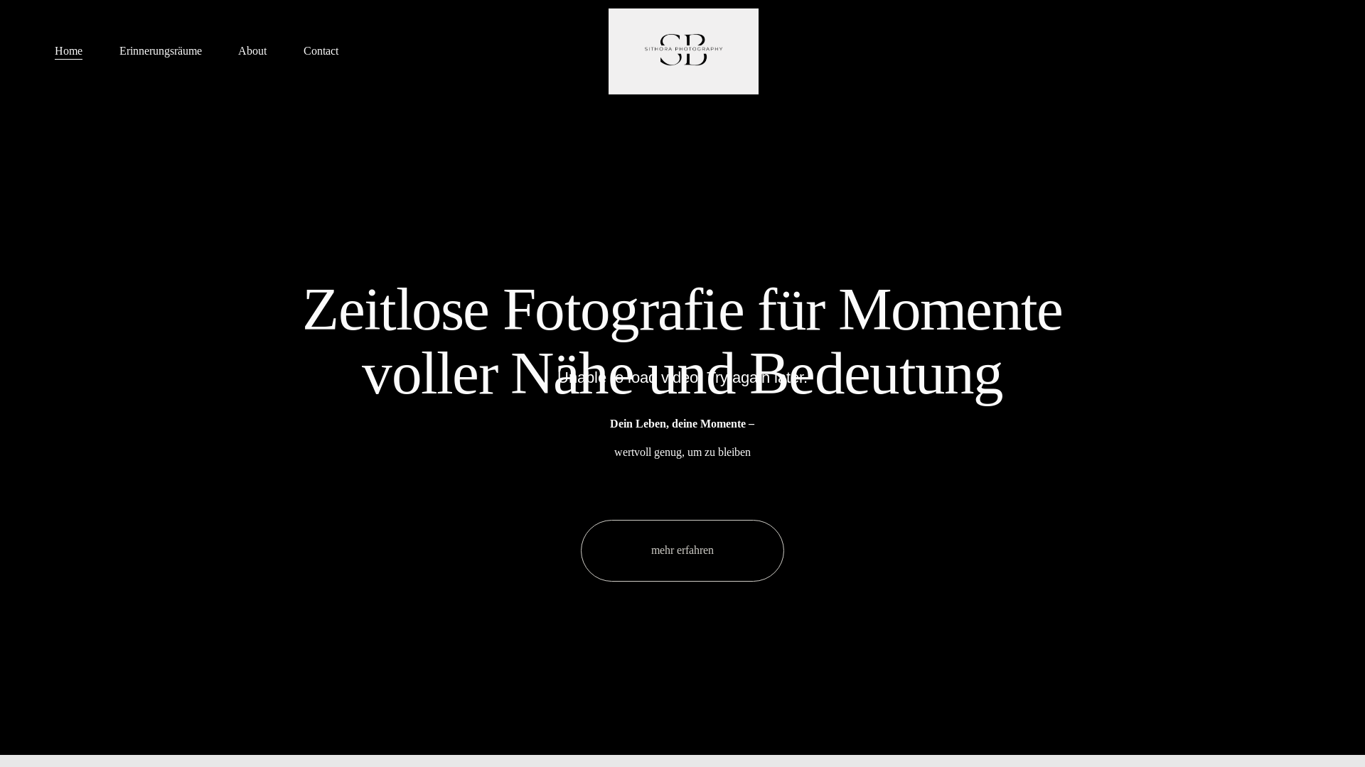 website screenshot of https://sithoraphotography.de/