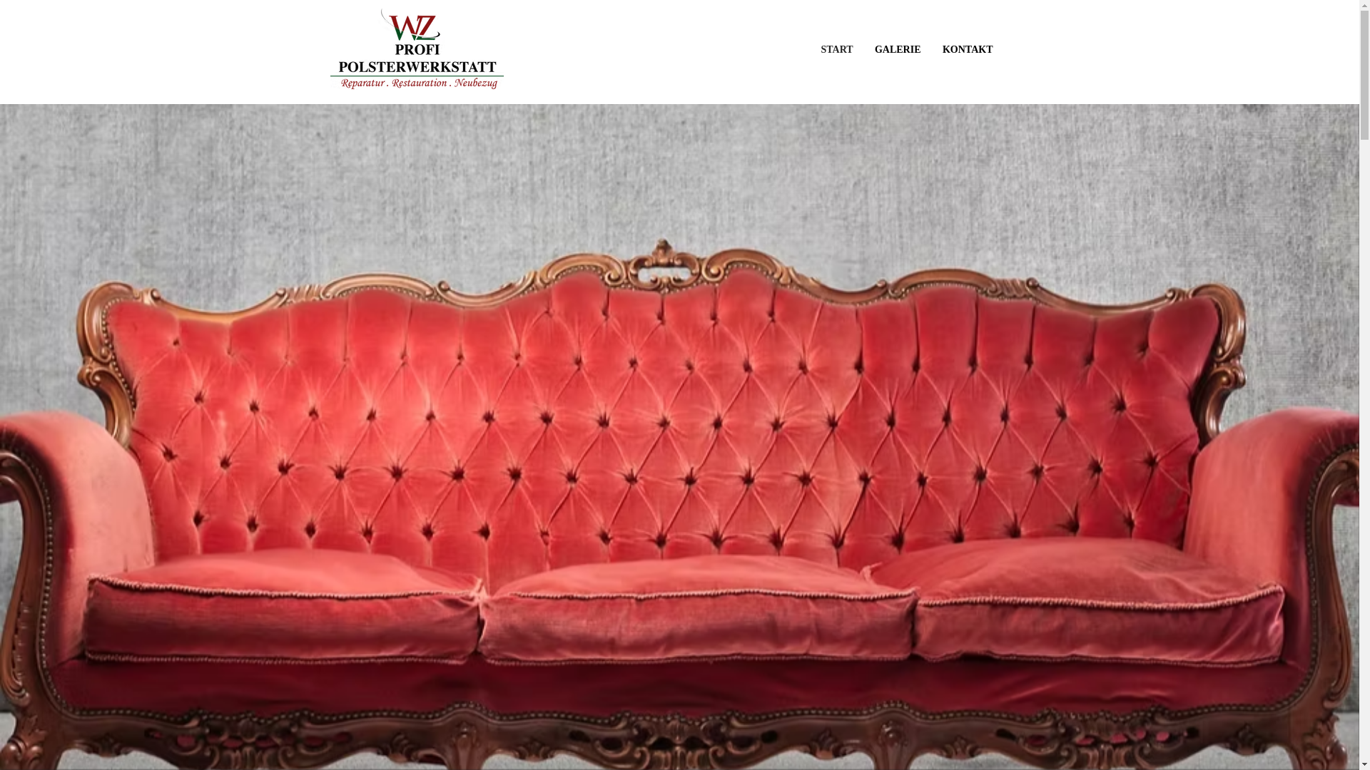 website screenshot of https://polsterwerkstatt-profi.de/