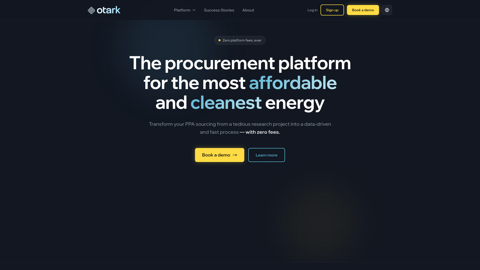 website screenshot of https://otark-com.pages.dev/