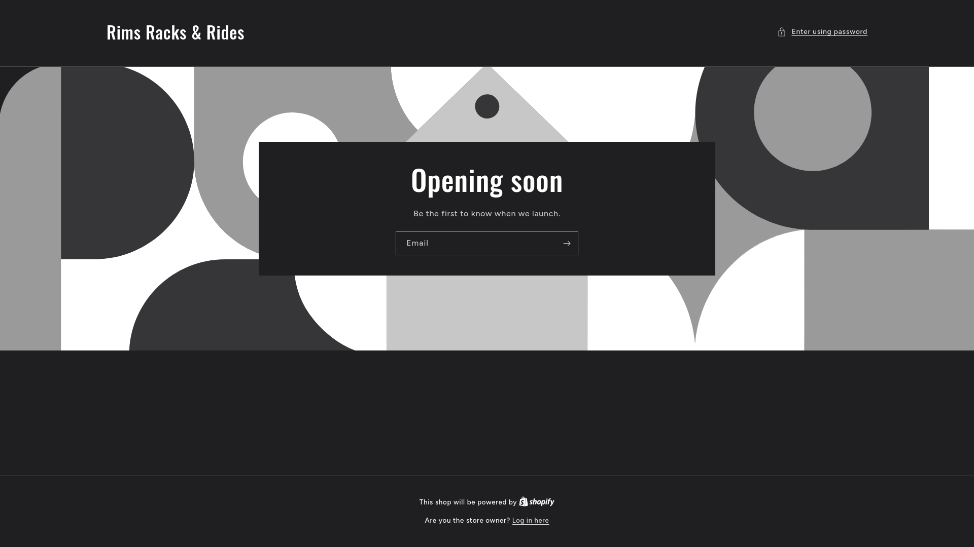 website screenshot of https://rimsracksrides.shop/