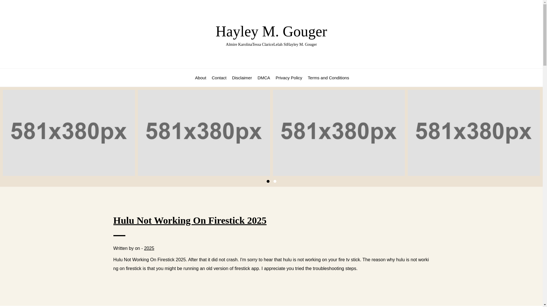 website screenshot of https://hayleymgouger.pages.dev/