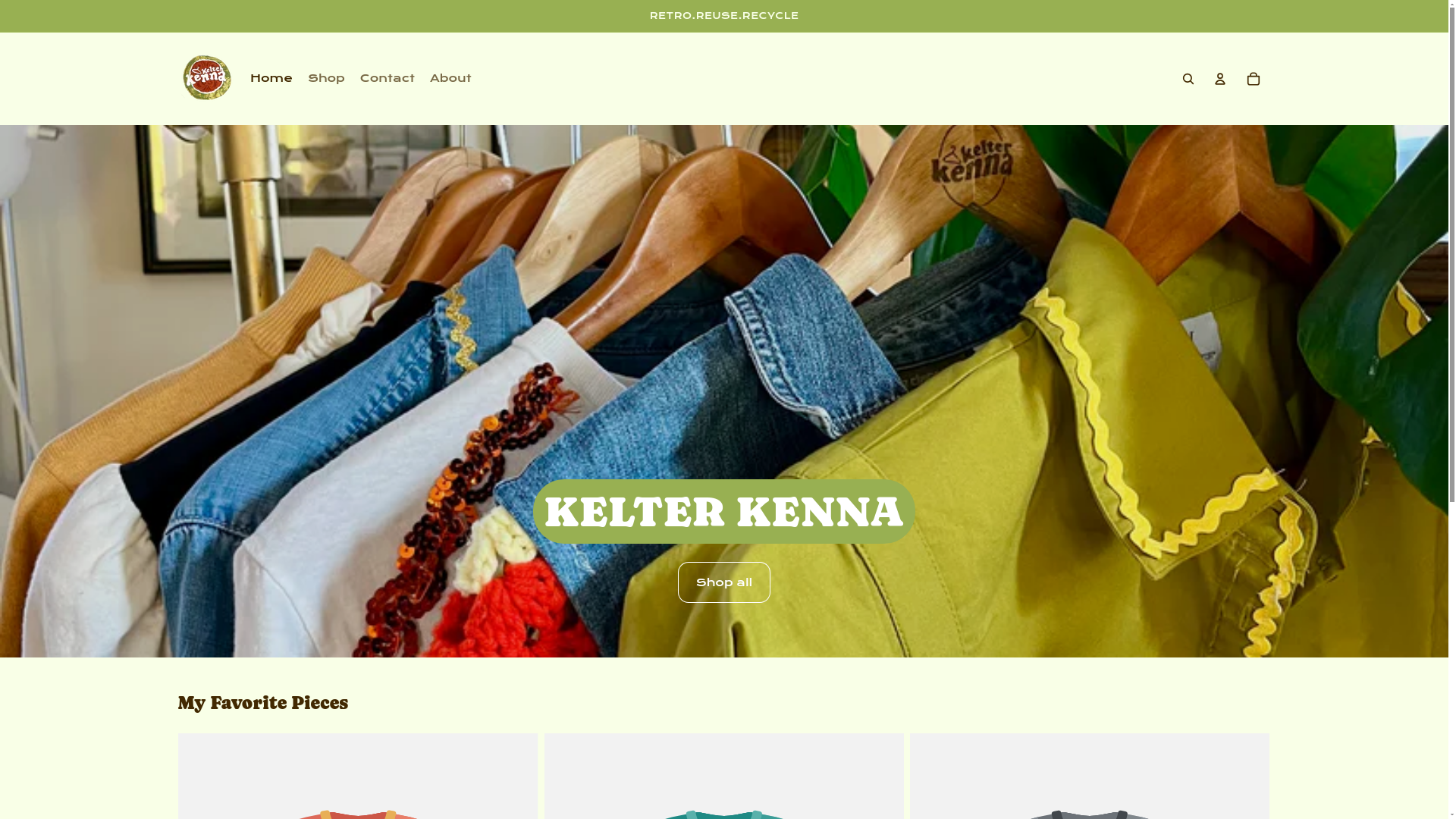 website screenshot of https://kelterkenna.com/