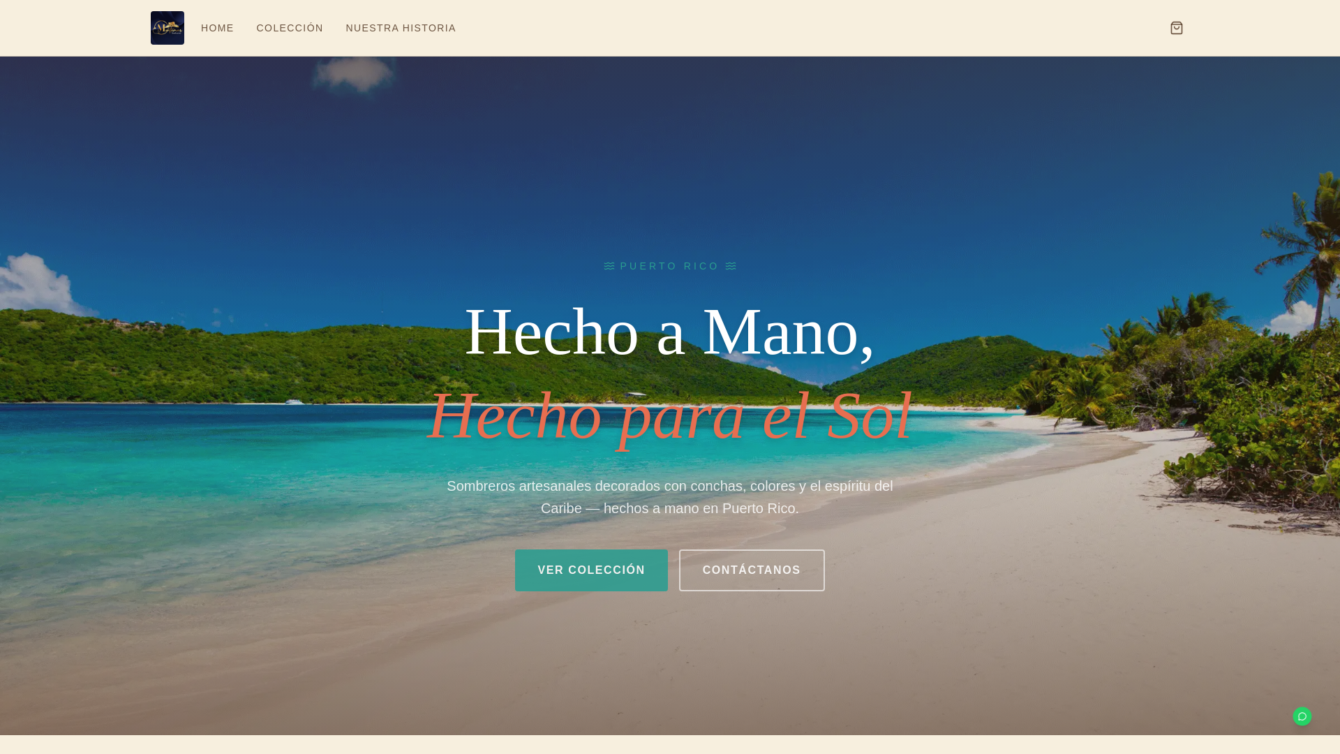website screenshot of https://montemarsombreros.com/