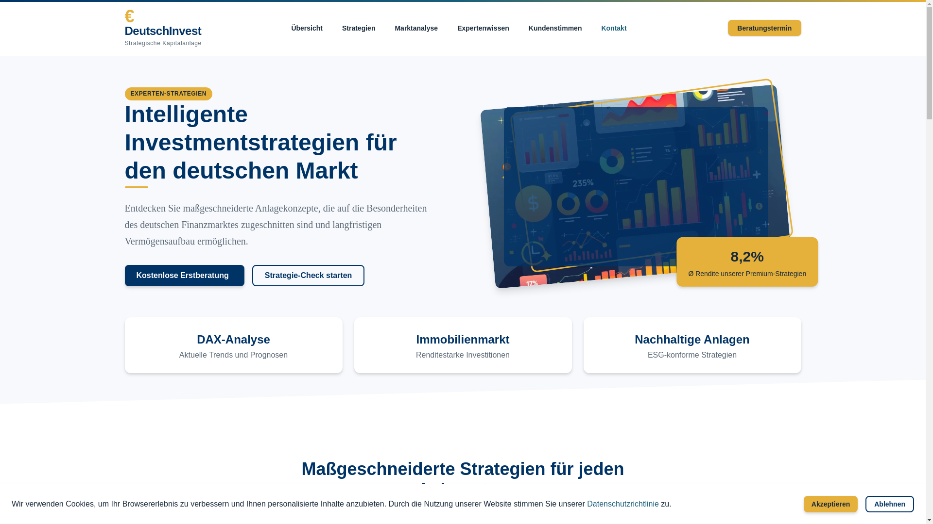 website screenshot of https://deutschinvest-de.com/