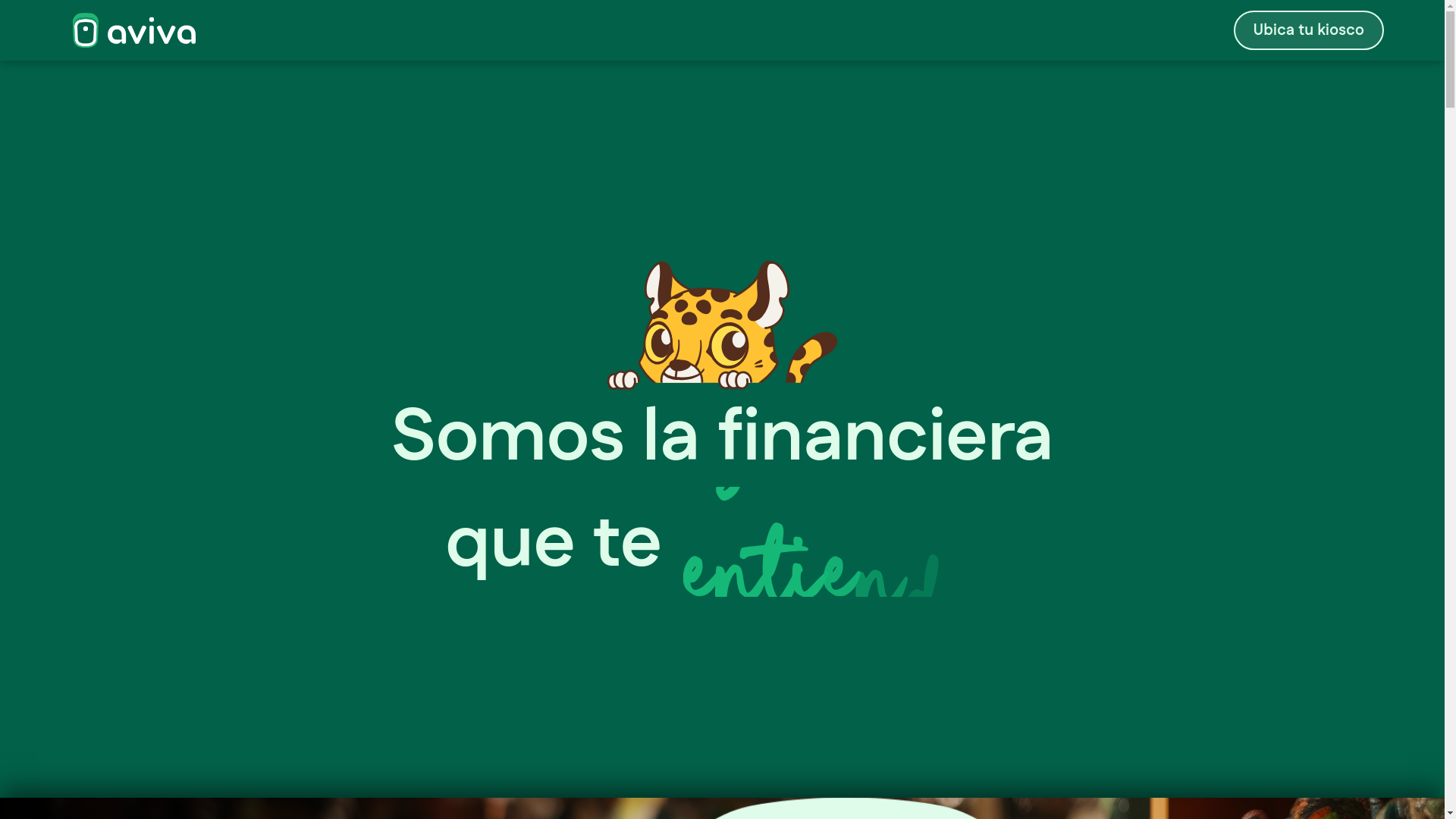 website screenshot of https://avivacredito.org/