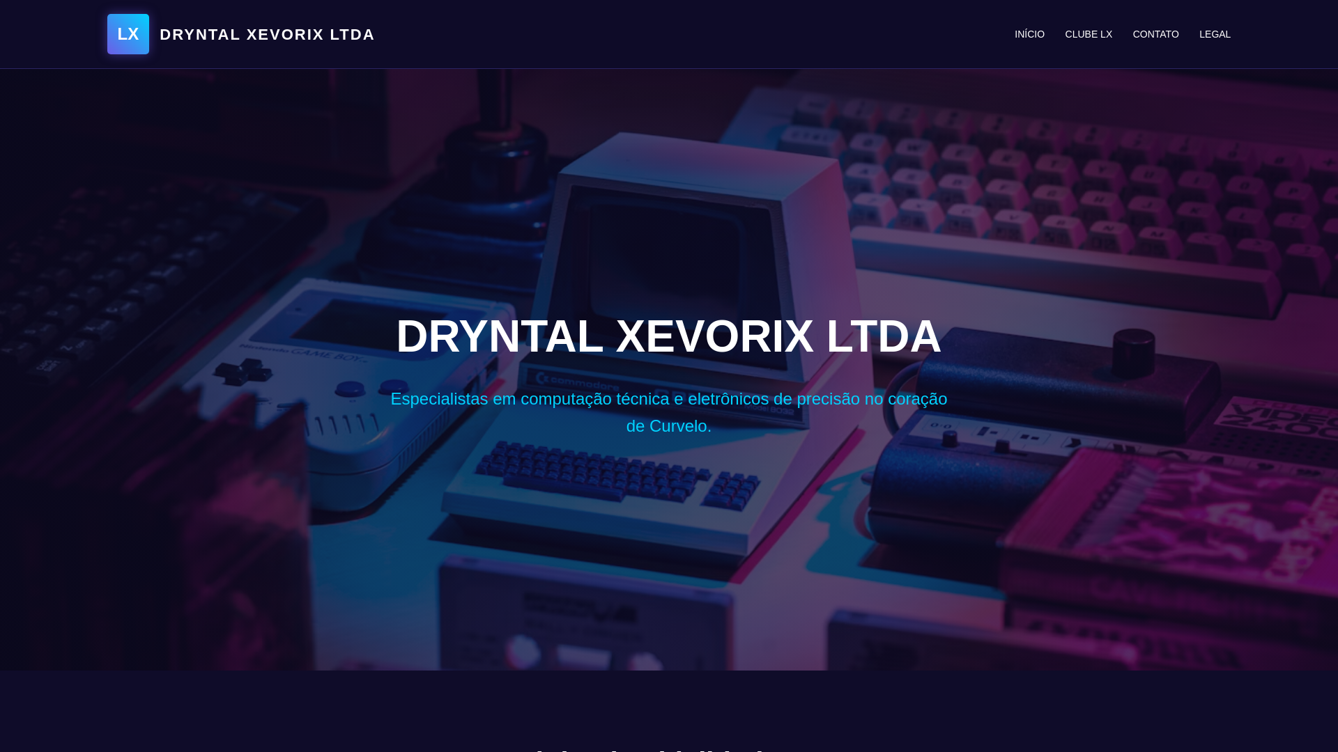 website screenshot of https://dryntal-xevorix.click/