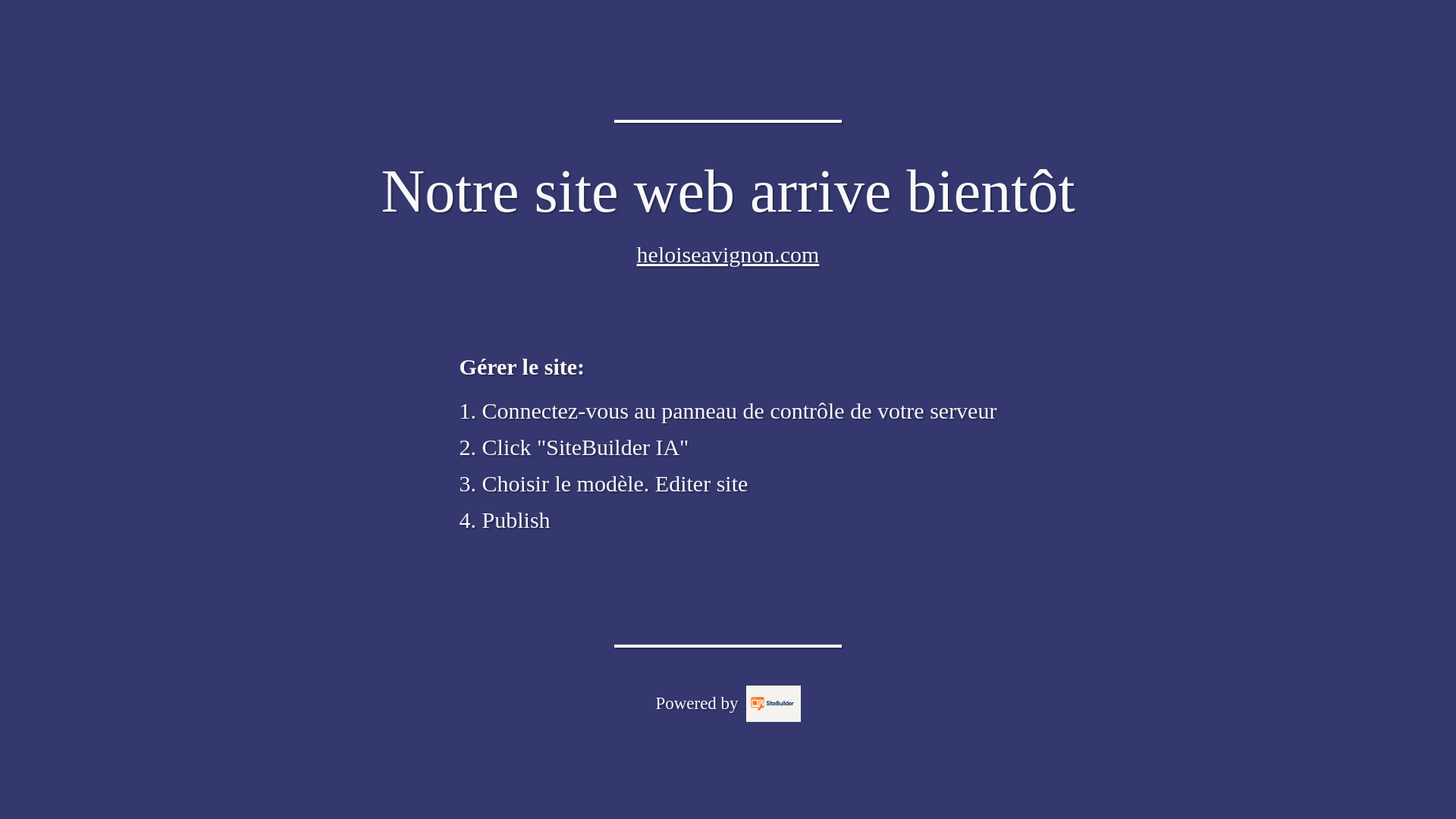 website screenshot of https://heloiseavignon.com/