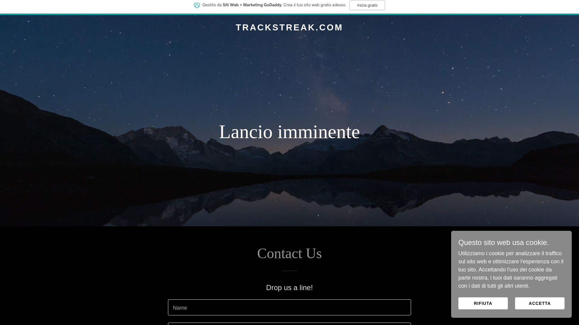 website screenshot of https://trackstreak.com