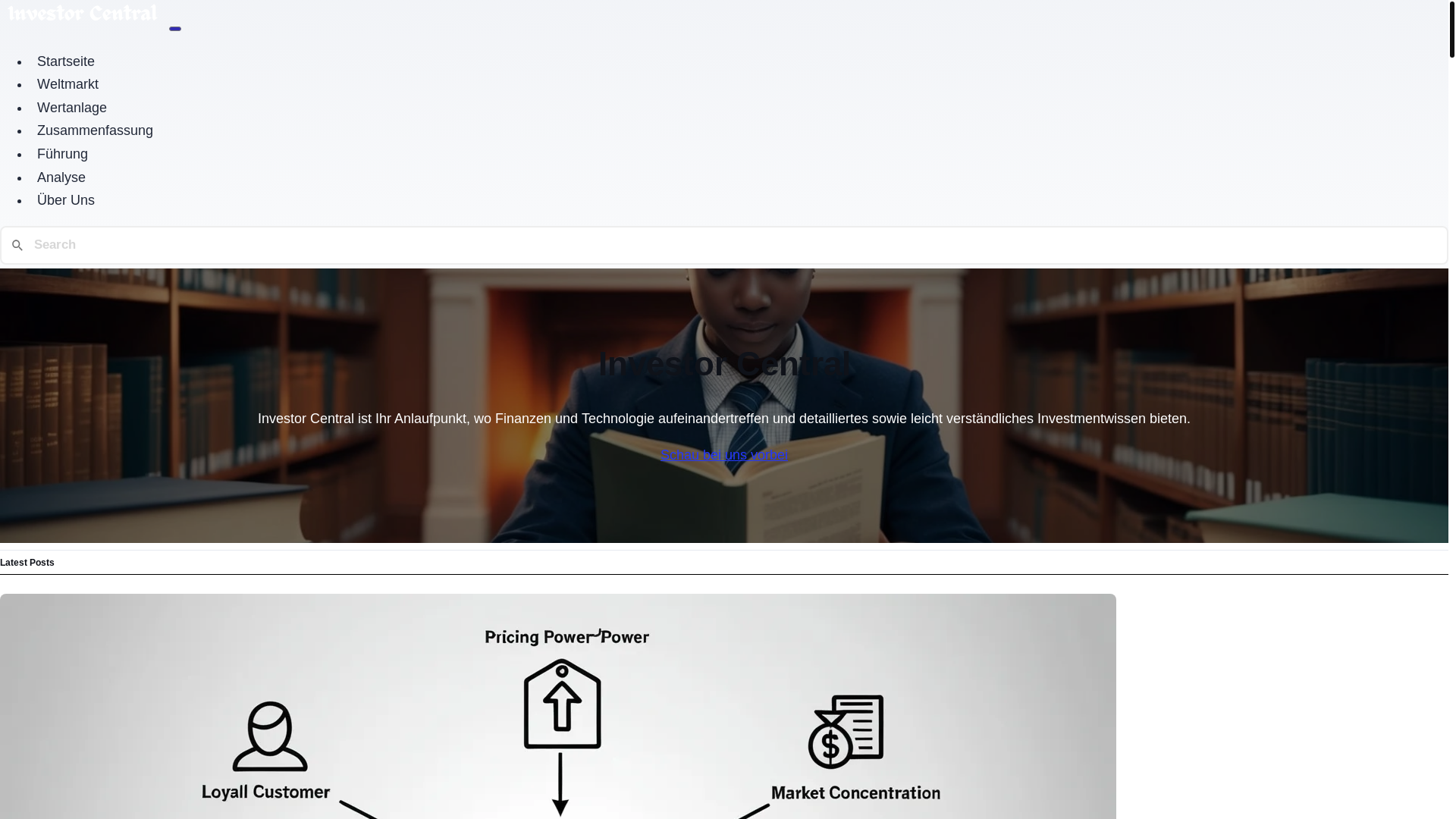 website screenshot of https://investor-central-german.pages.dev/