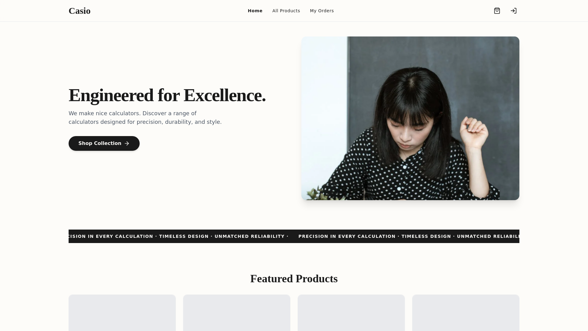 website screenshot of https://casio-15h1vu.pages.dev/