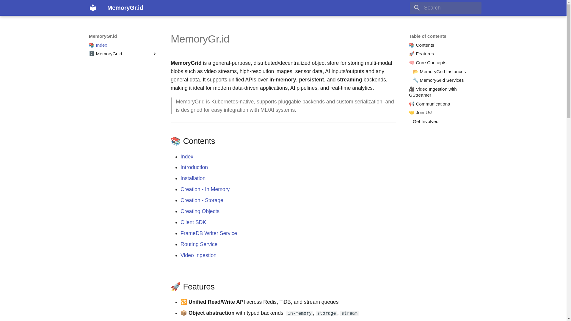 website screenshot of https://memorygrid-internal.pages.dev/