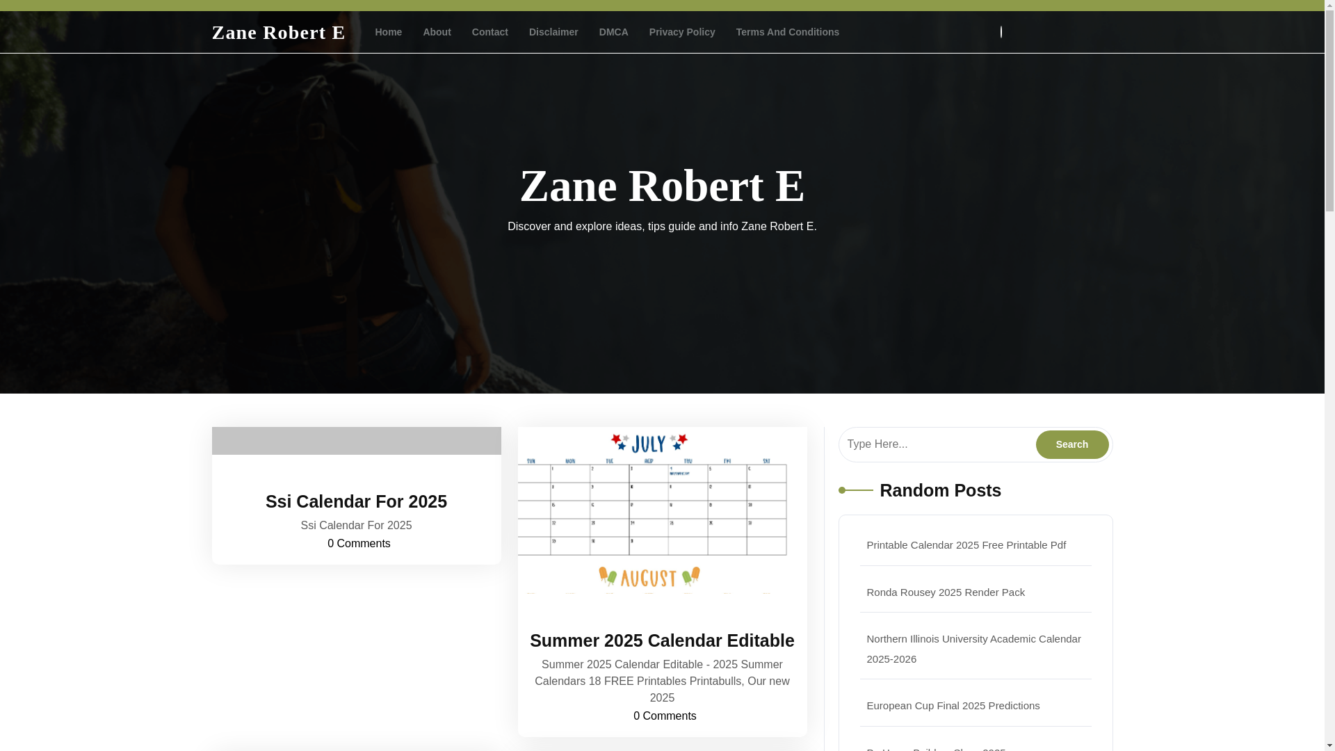 website screenshot of https://zaneroberte.pages.dev/