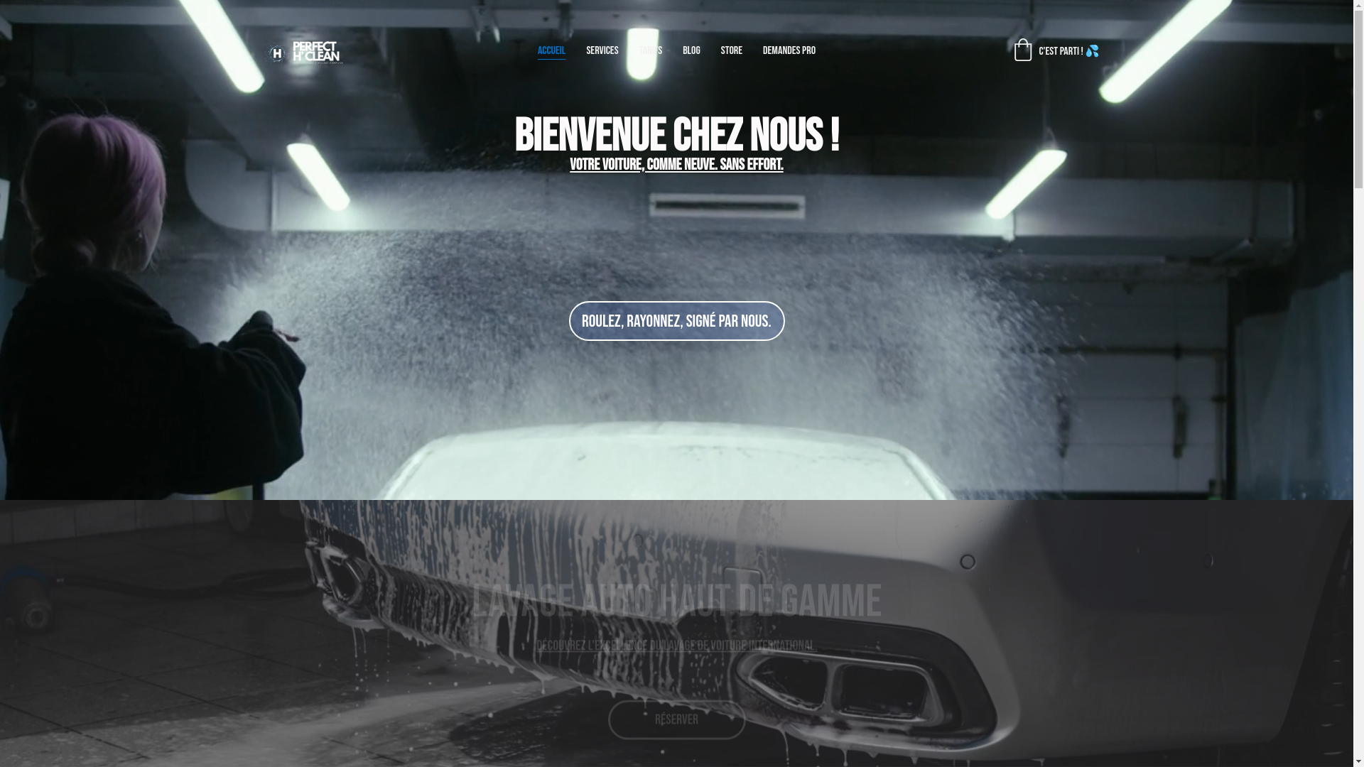 website screenshot of https://perfecthclean.net/