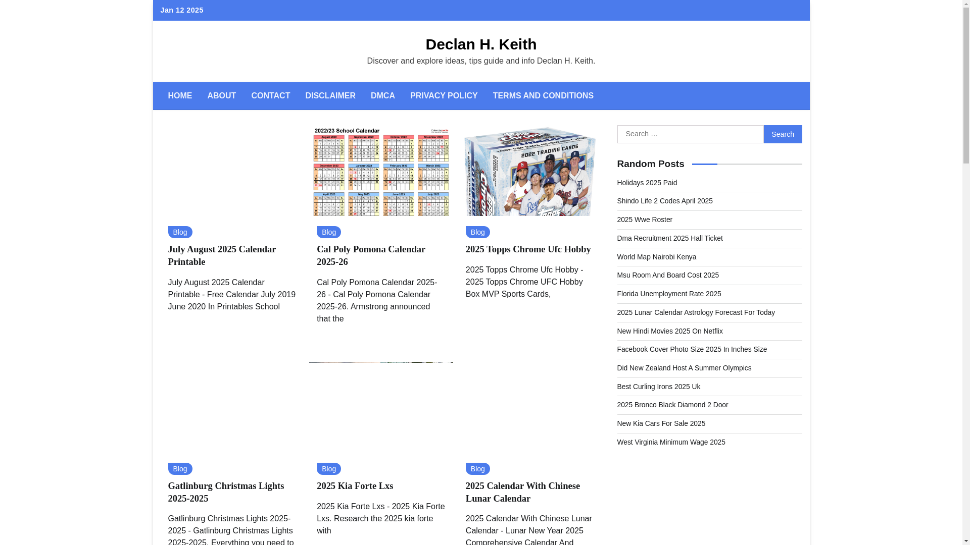 website screenshot of https://declanhkeith.pages.dev/