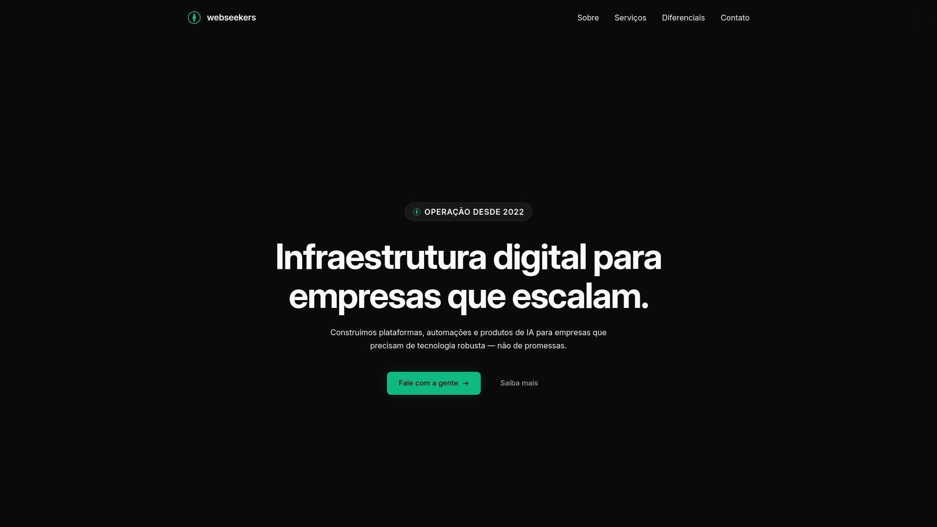 website screenshot of https://webseekers-site.pages.dev/